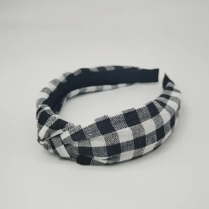 Greta Plaid Headband