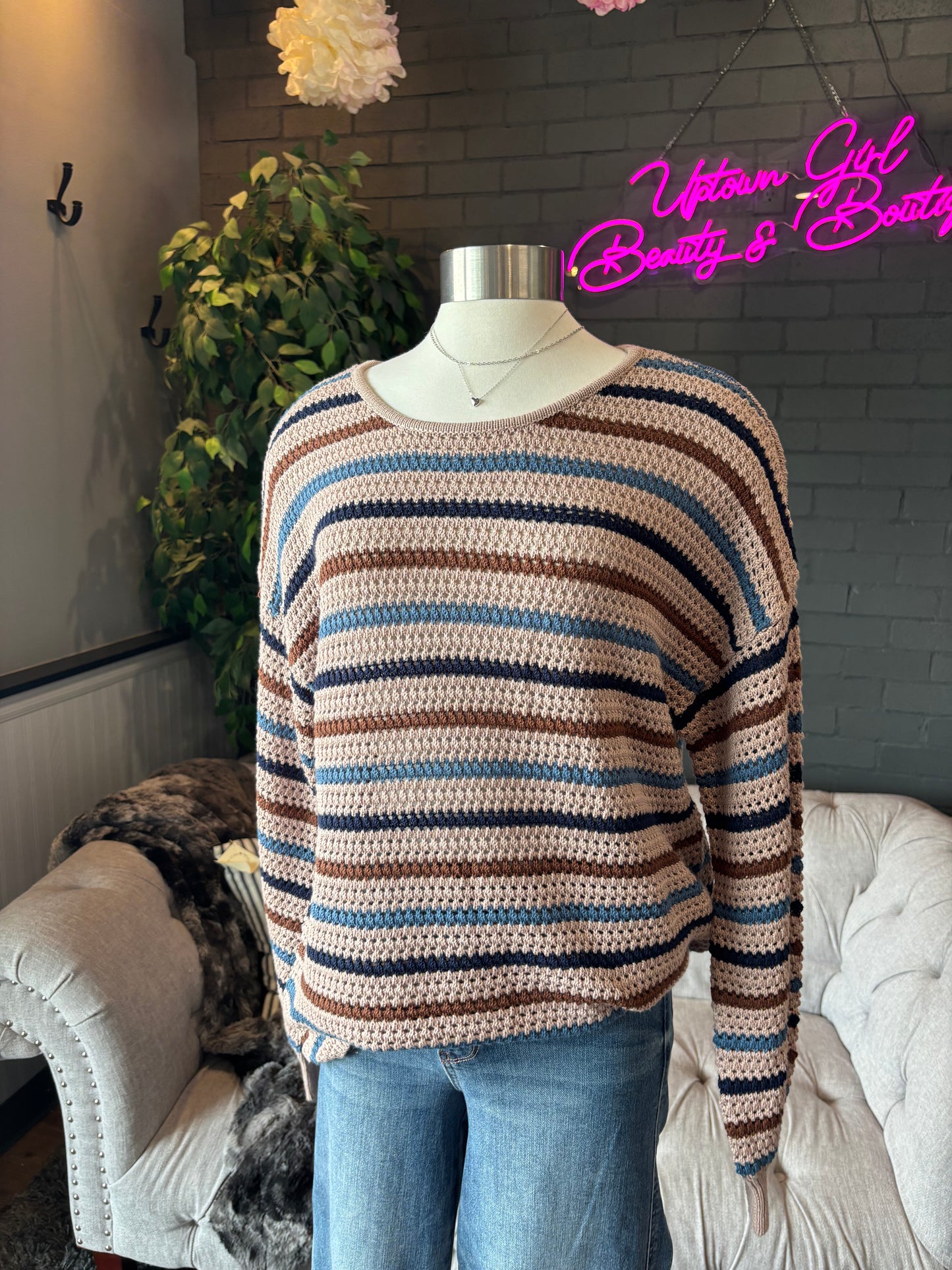 Claudia Striped Sweater