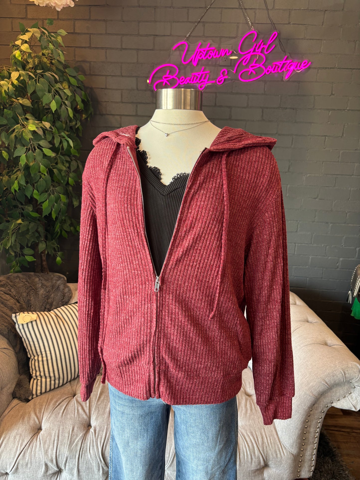 Dahlia Zip-Up Hoodie