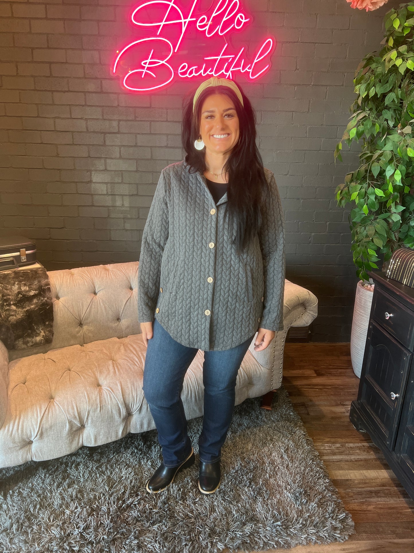 Marnie Cable Knit Jacket