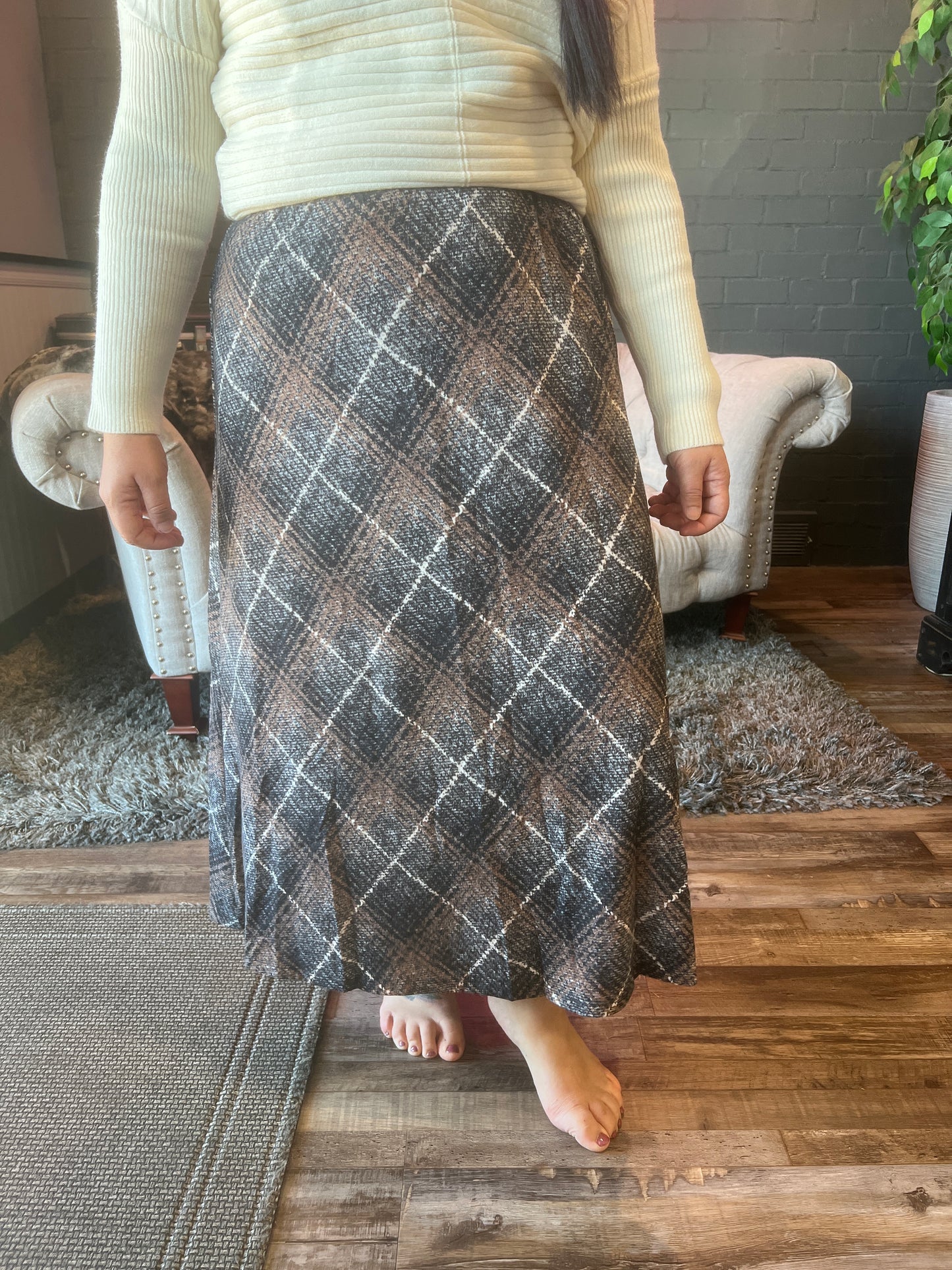 Aubry Print Skirt