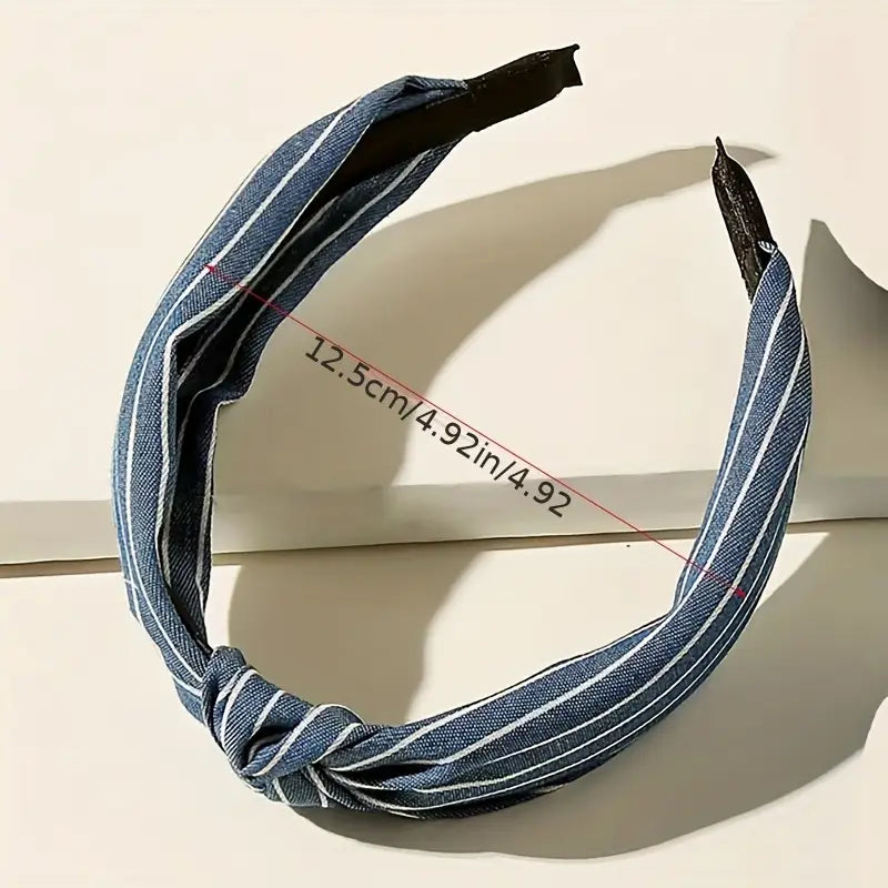 Elsie Denim Headband