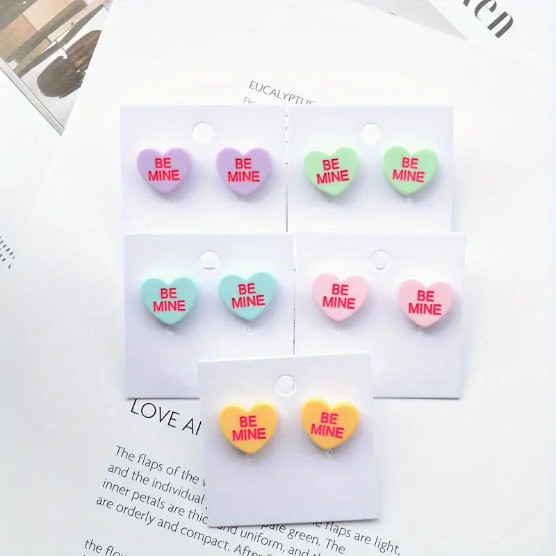 Conversation Hearts Earrings