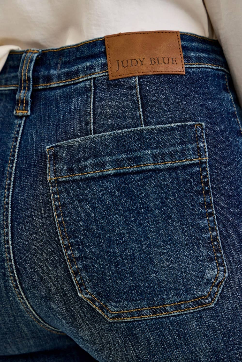 Evie Wide Crop Utility Jeans