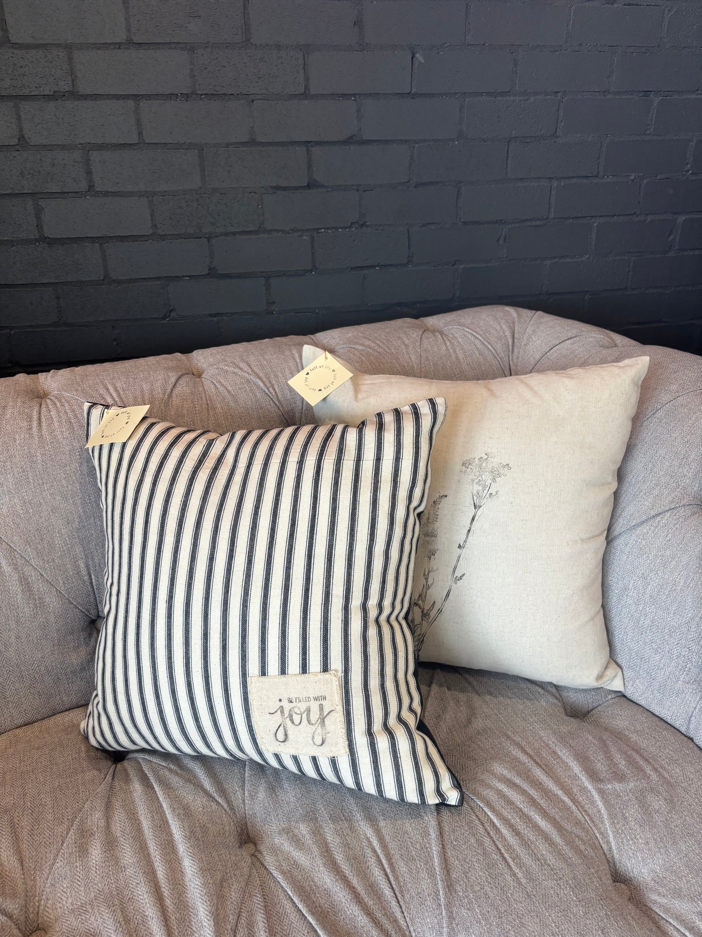 Filled With Joy Pillow - Large