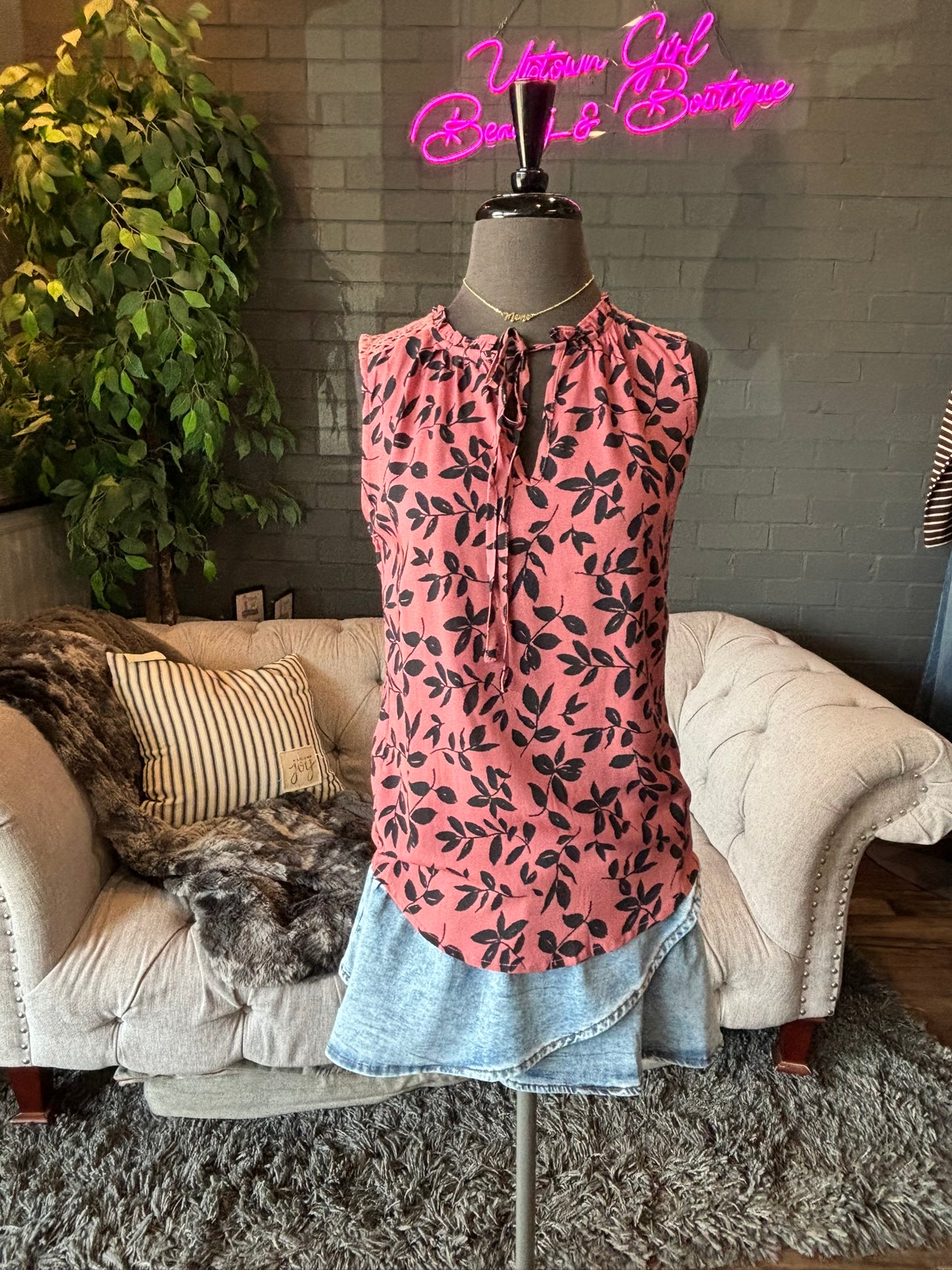 Laurel Floral Tank Top