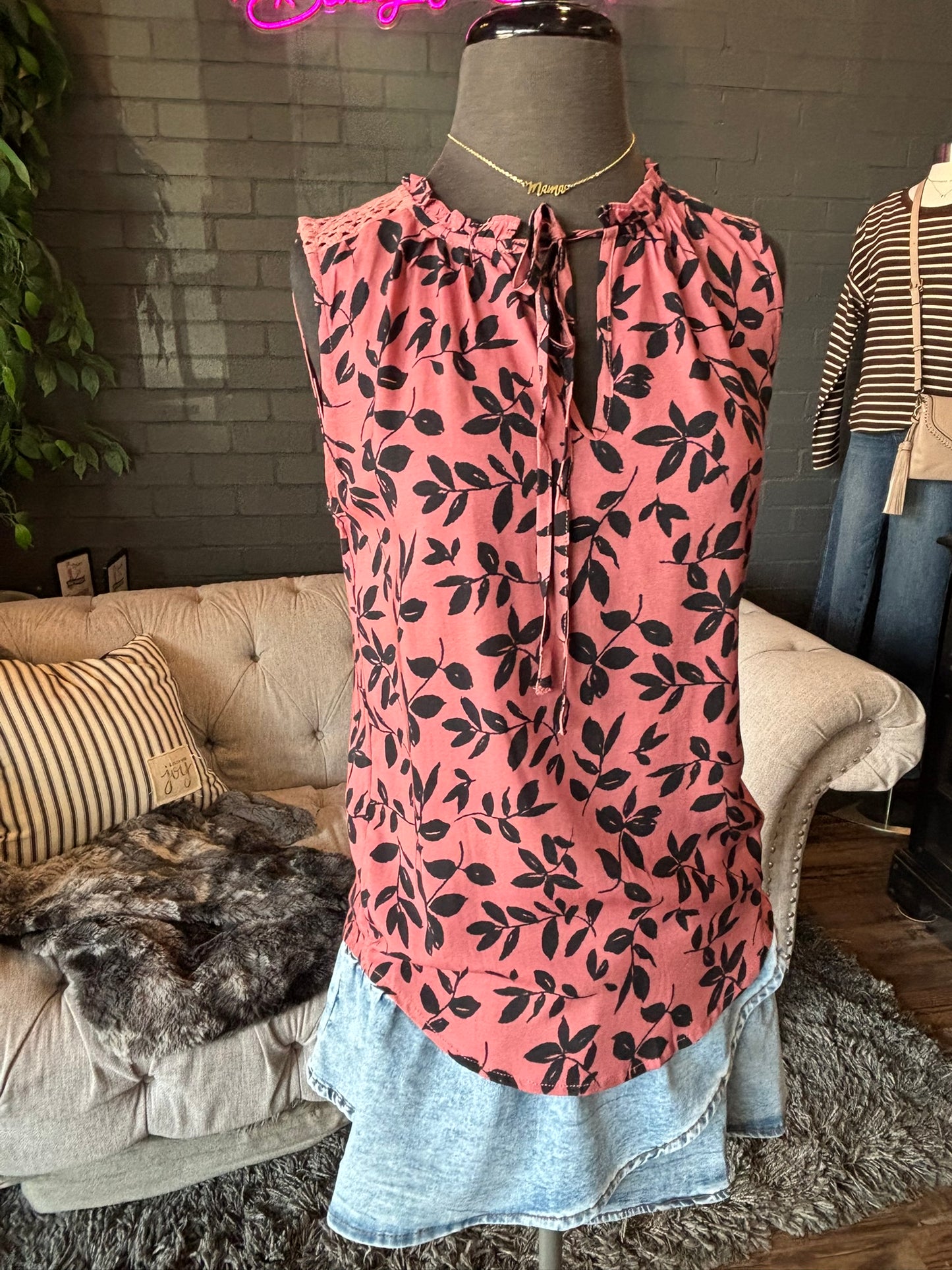Laurel Floral Tank Top