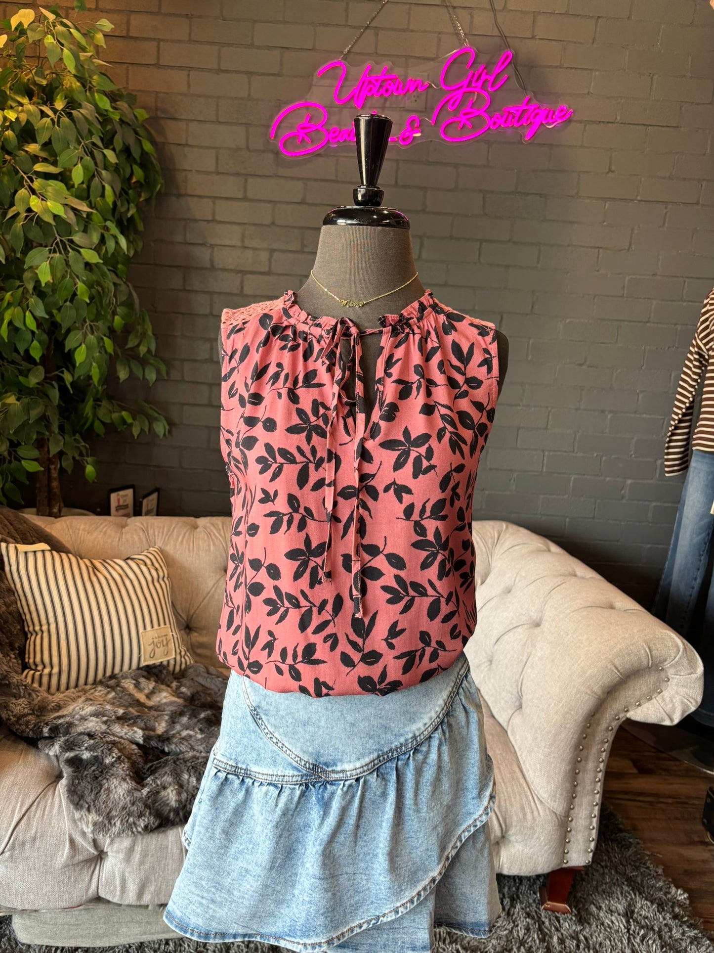 Laurel Floral Tank Top