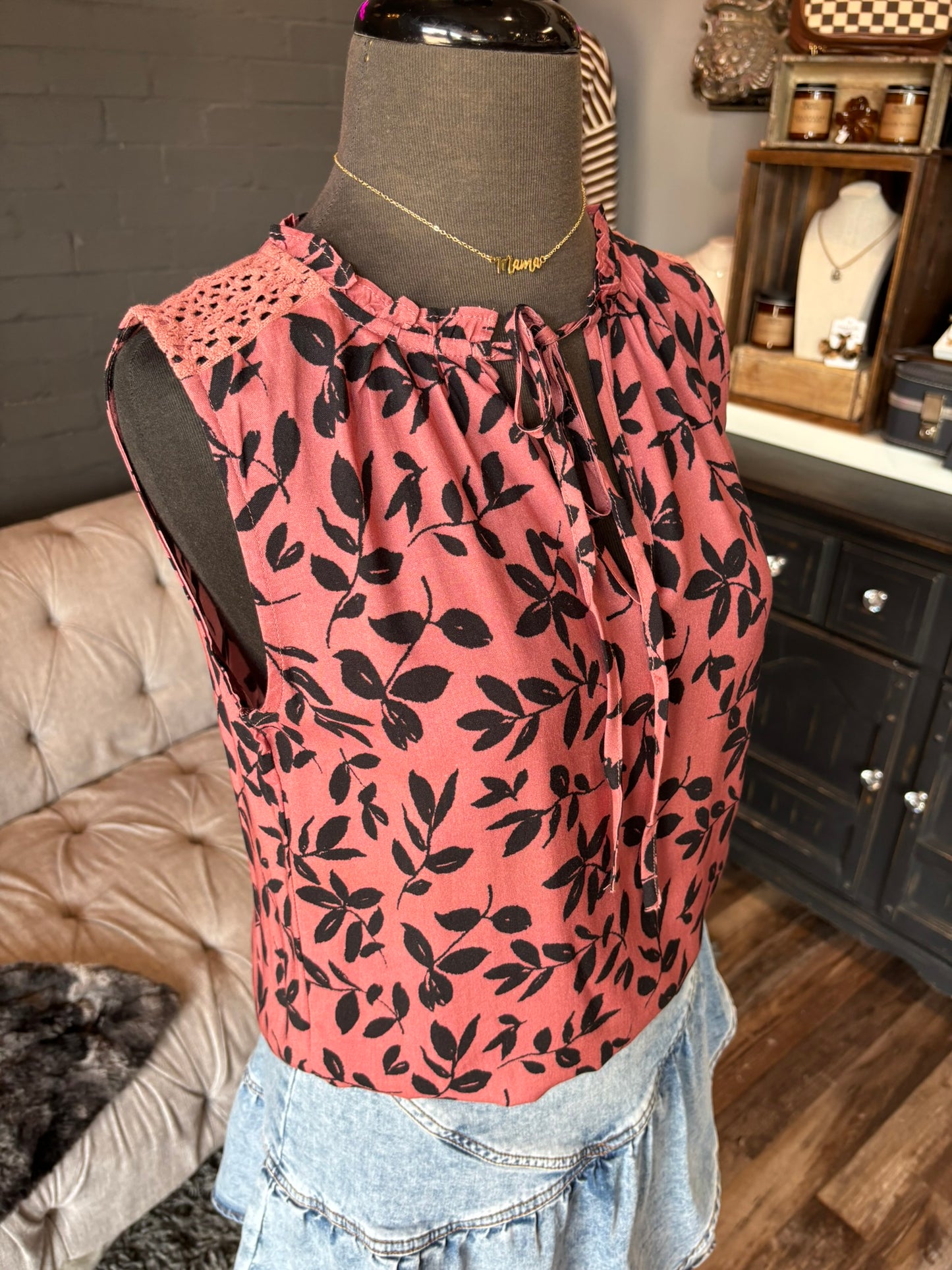 Laurel Floral Tank Top