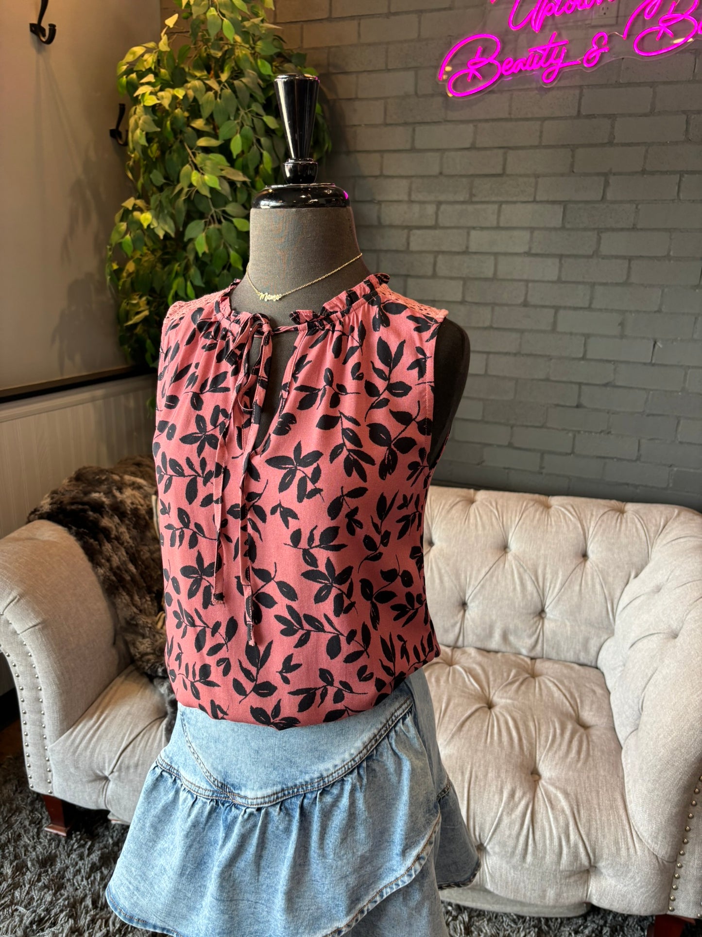 Laurel Floral Tank Top