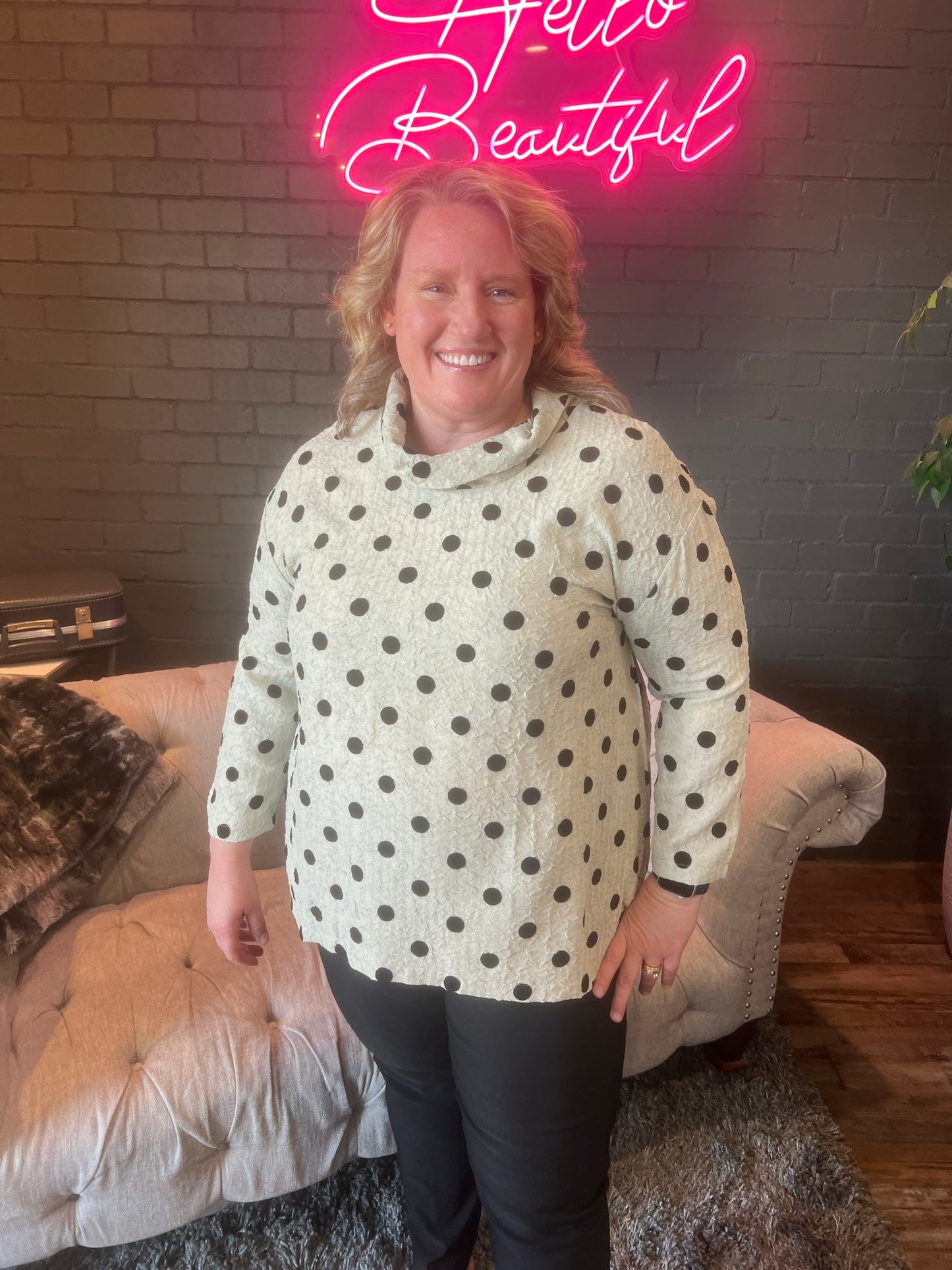 Kailey Polka Dot Top