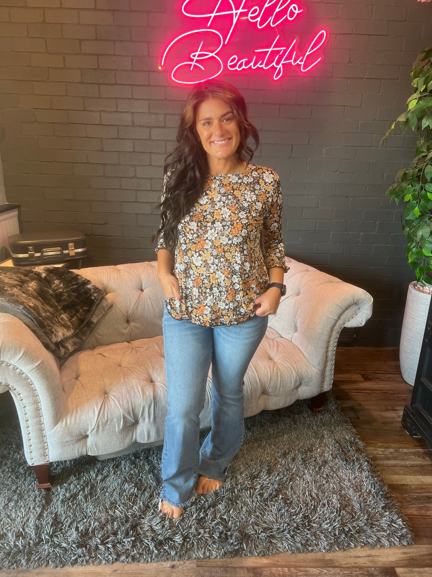 DeeDee Floral Tunic
