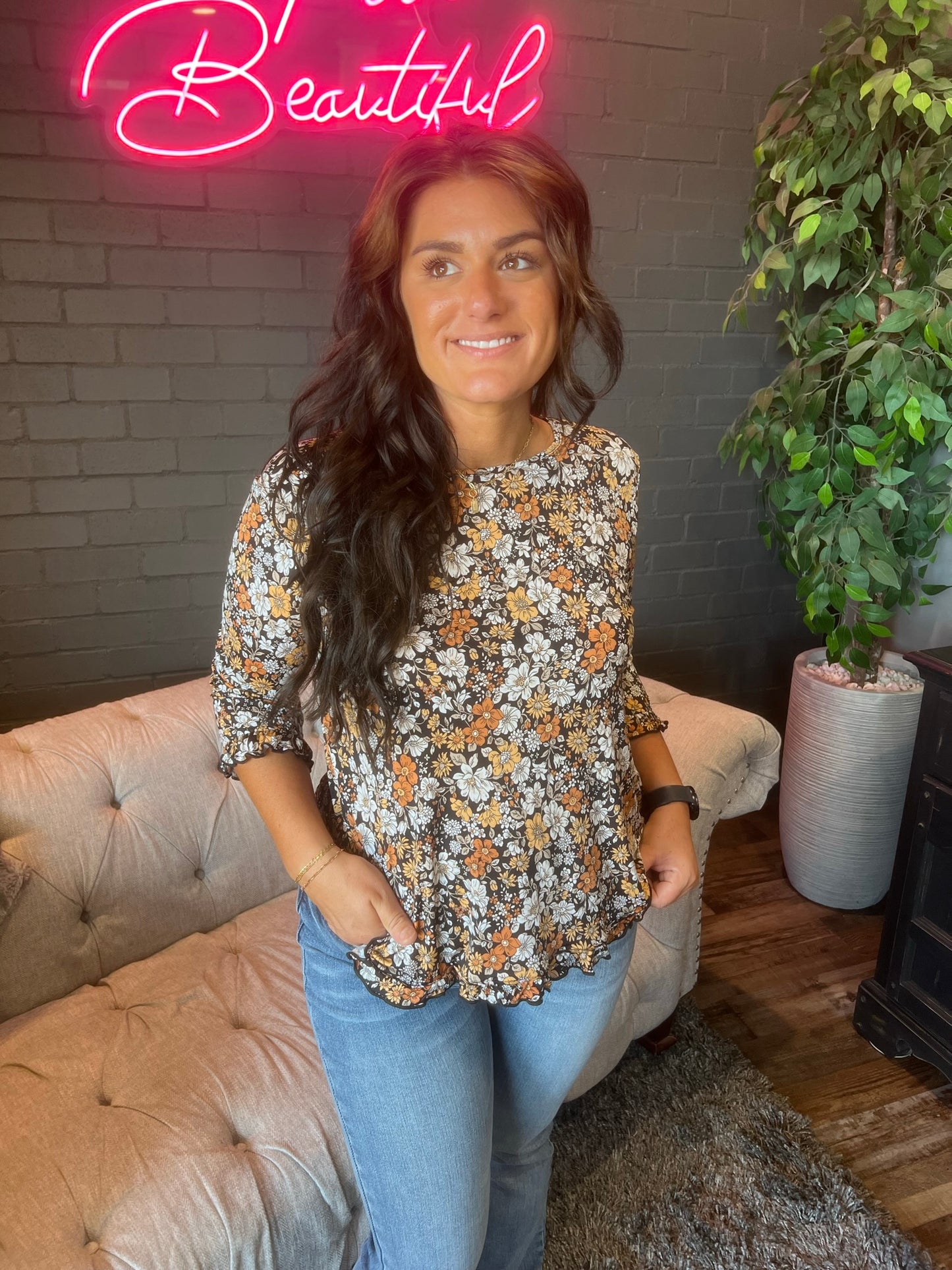 DeeDee Floral Tunic