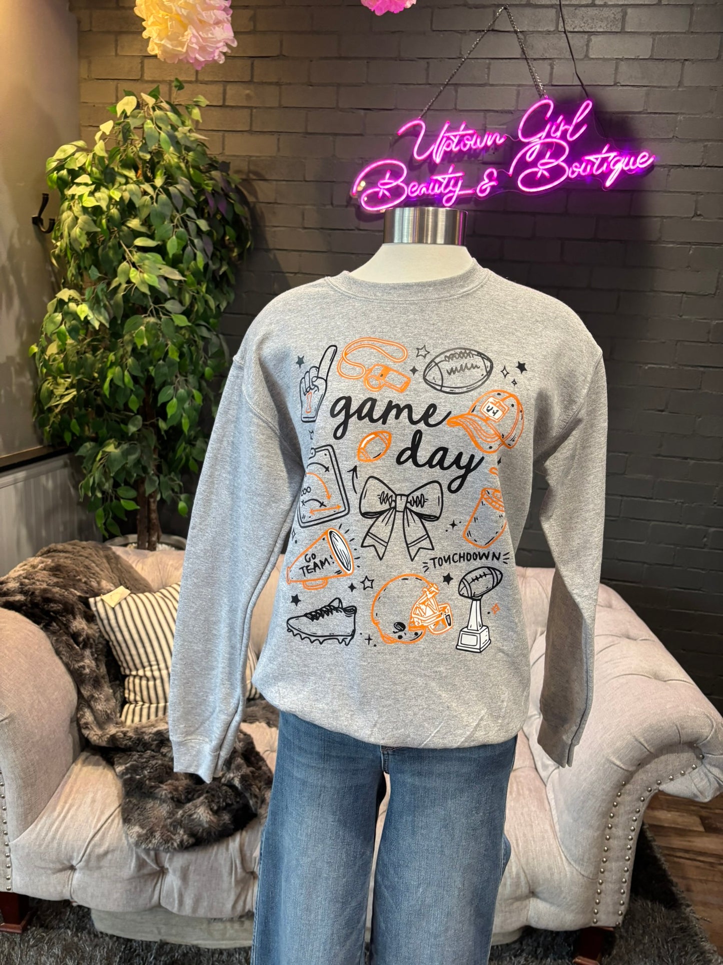 Kaukauna Gameday Doodles Crewneck
