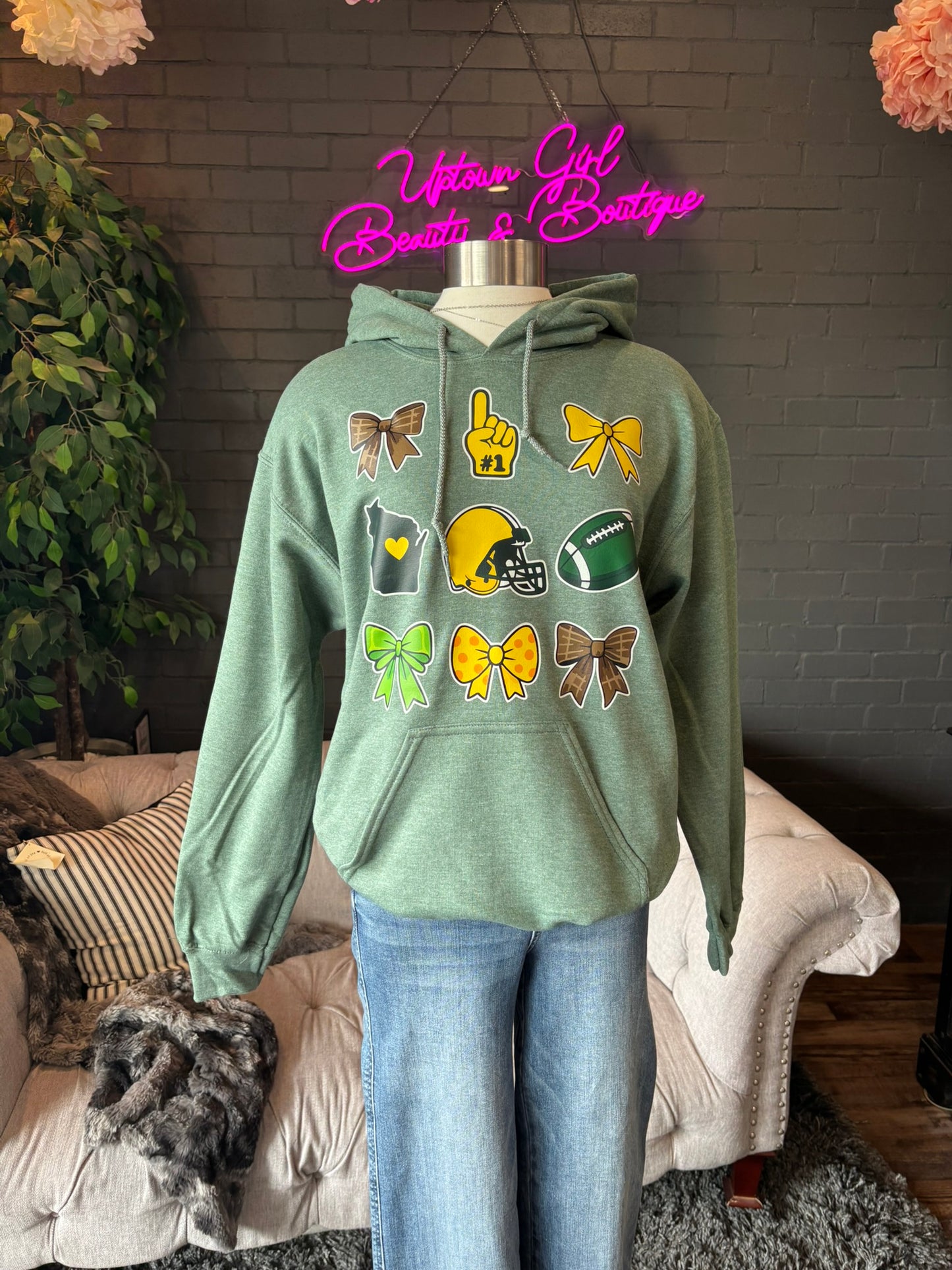 Green Bay Football Cutie Hoodie