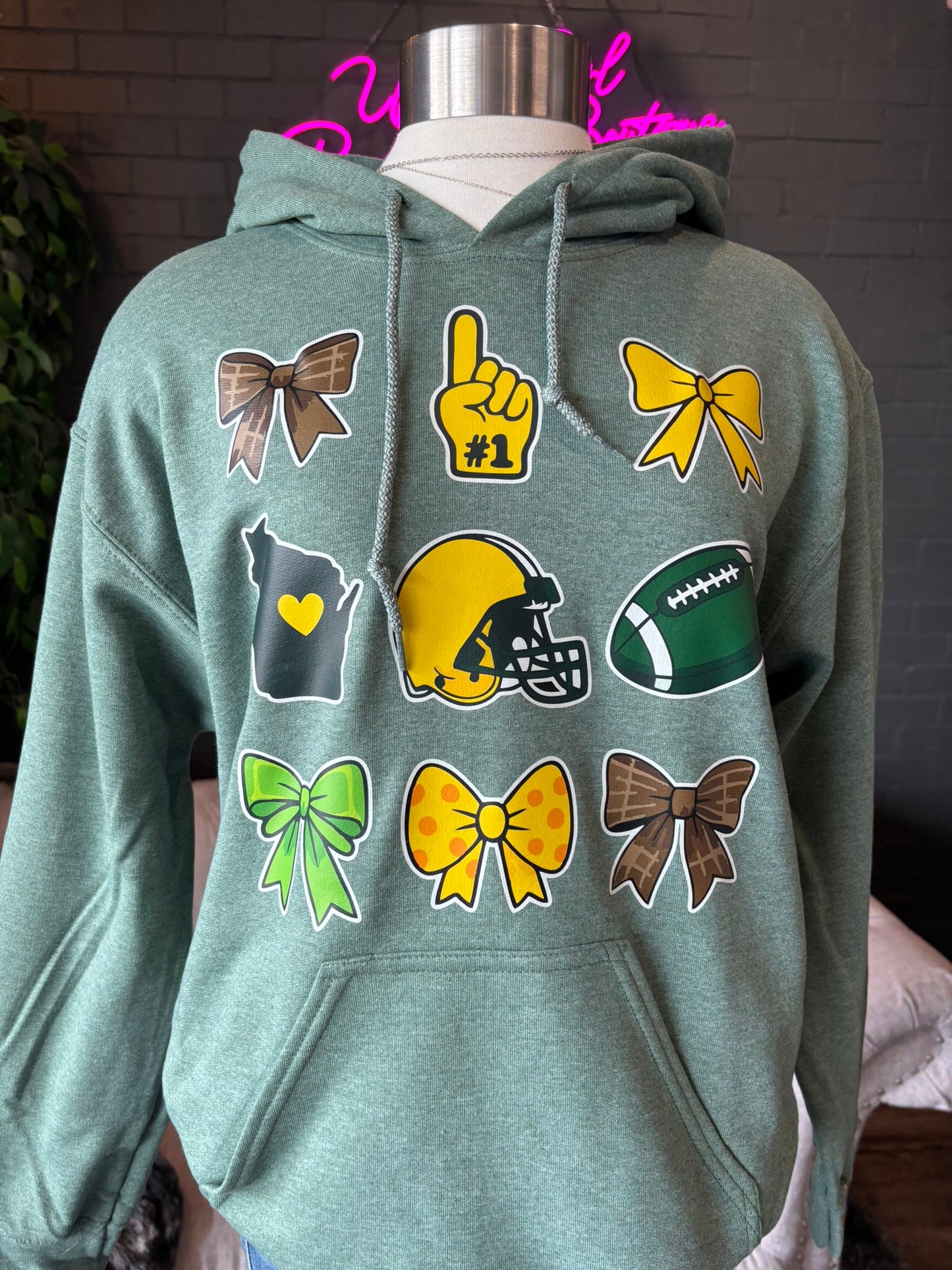Green Bay Football Cutie Hoodie