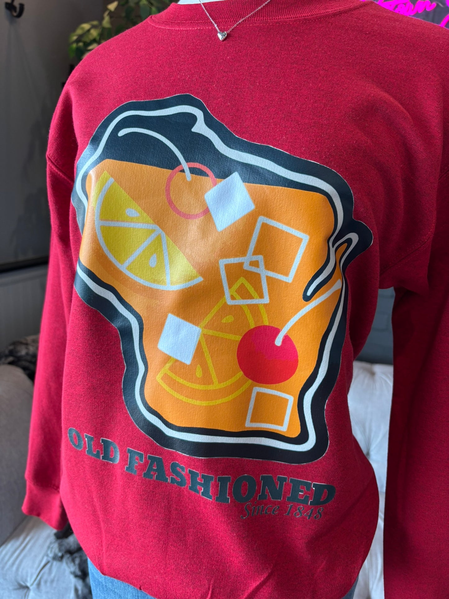 Wisconsin Old Fashioned Crewneck