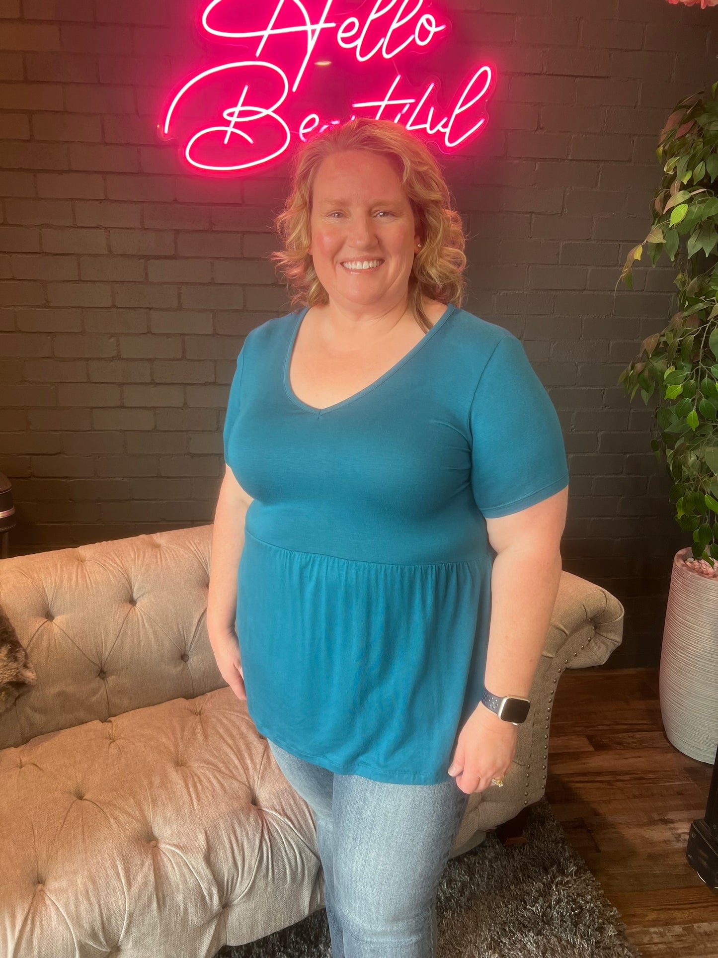 Sarah Ruffle Top
