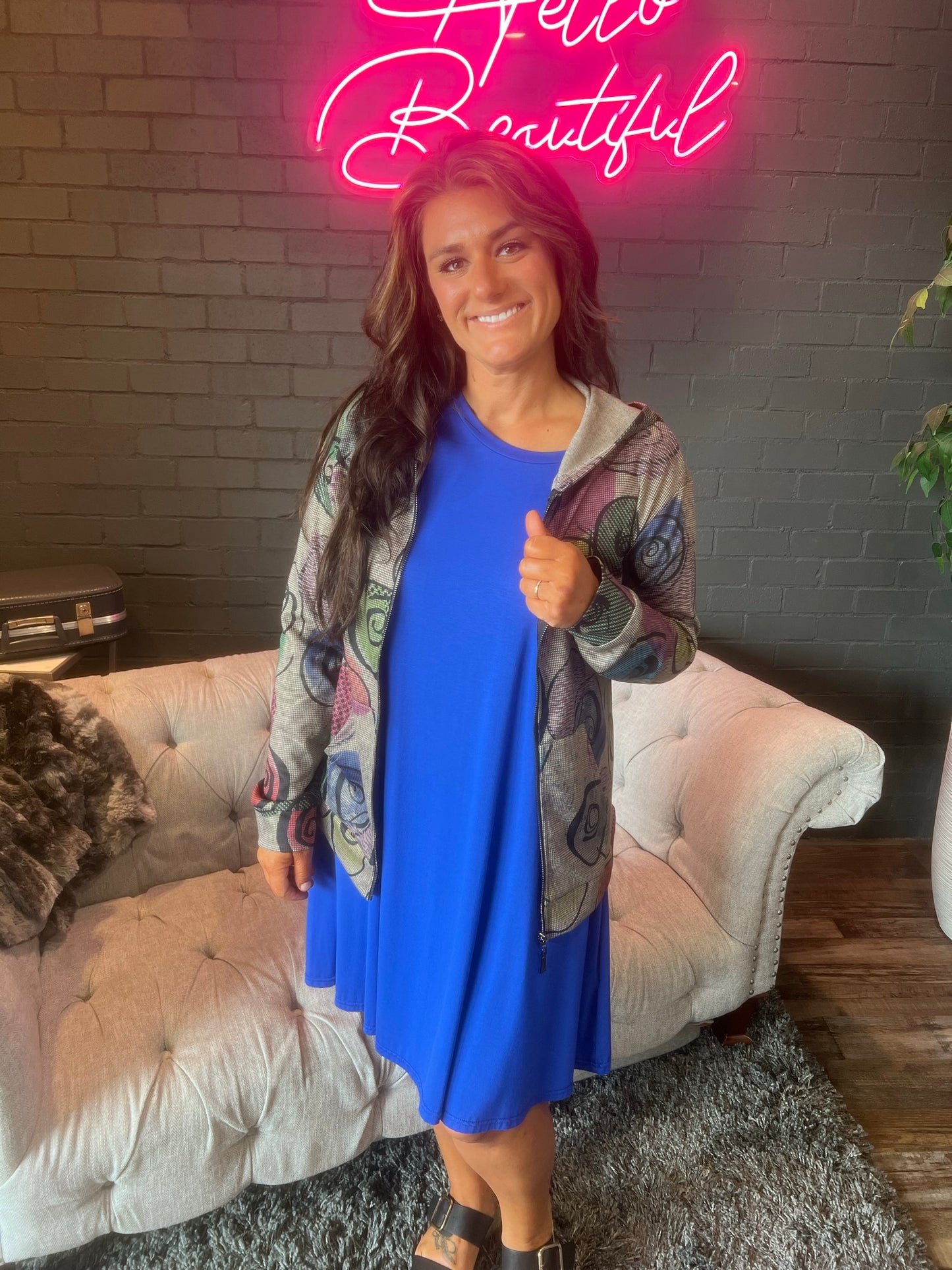 Zoe Zip Up Sweater