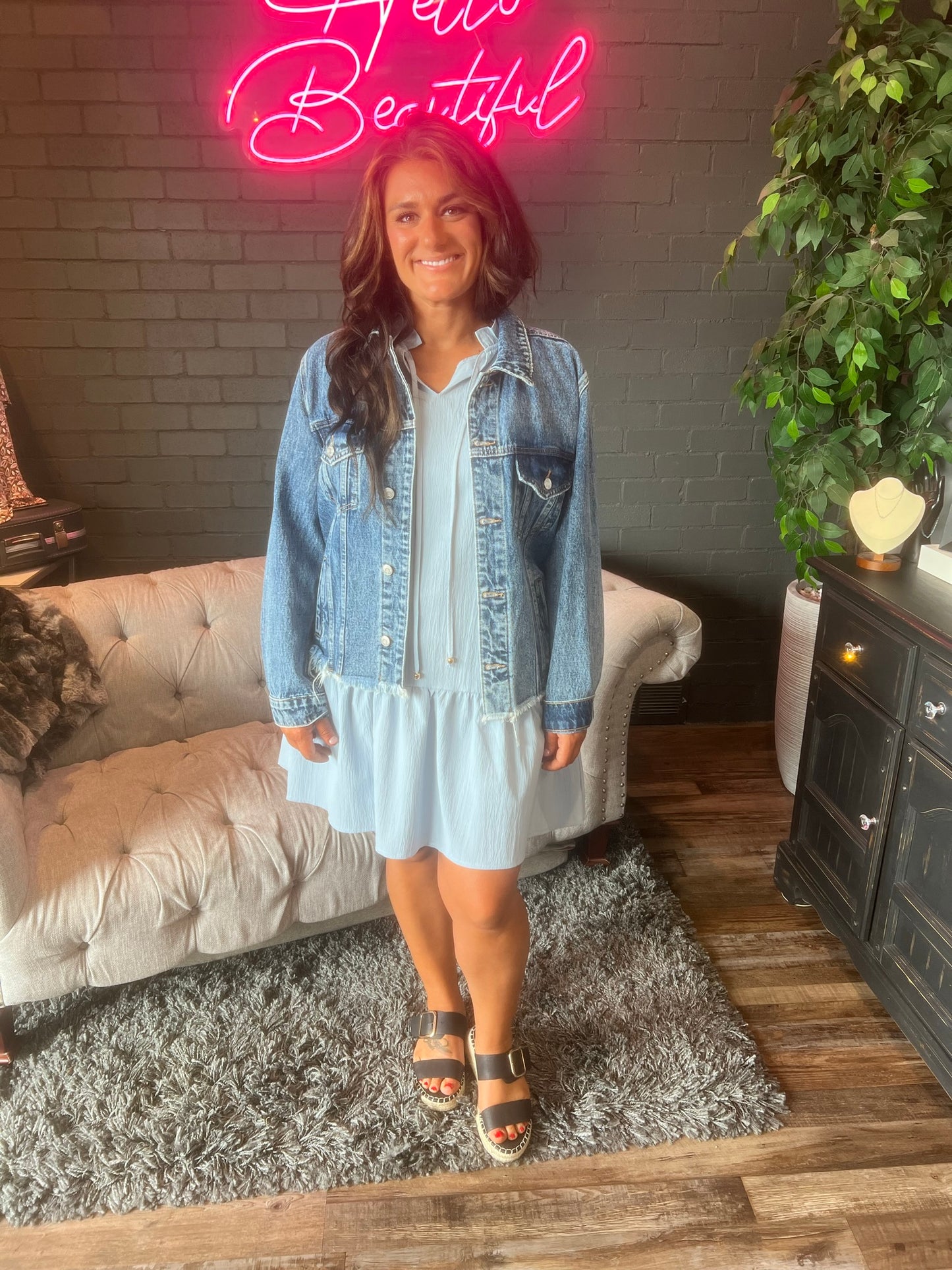 Ariel Ruffle Dress