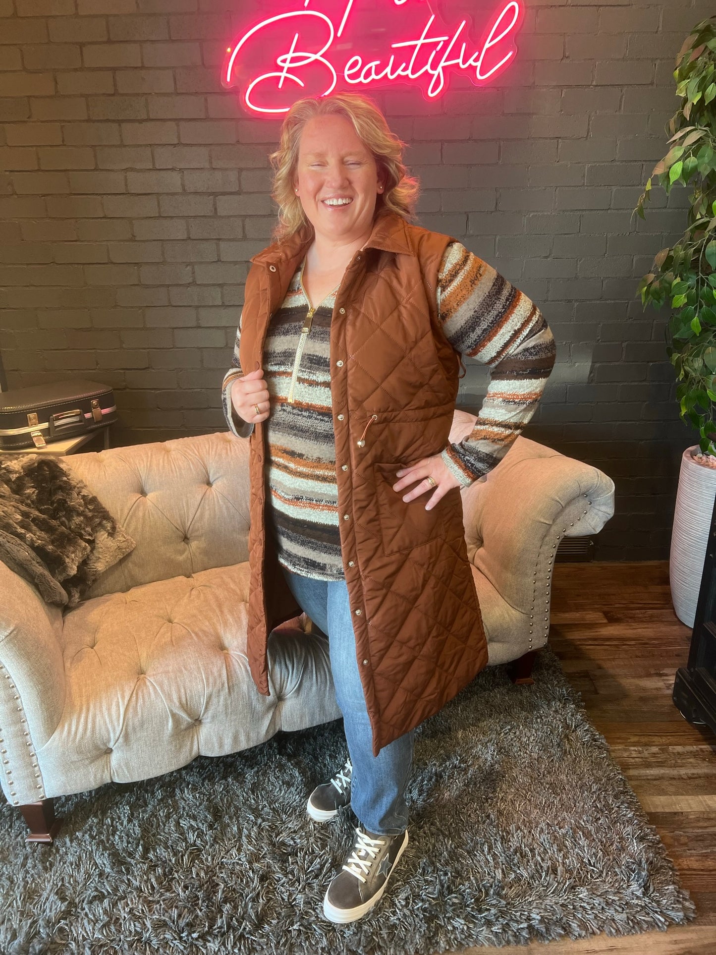 Mary Zip Neck Sweater