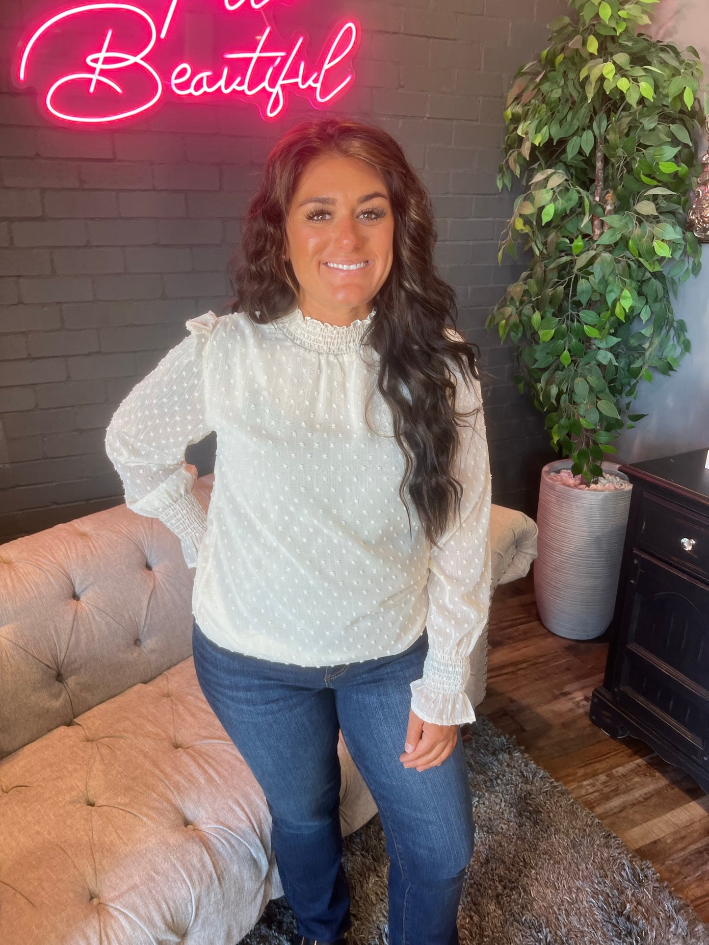Mariana Blouse - Cream