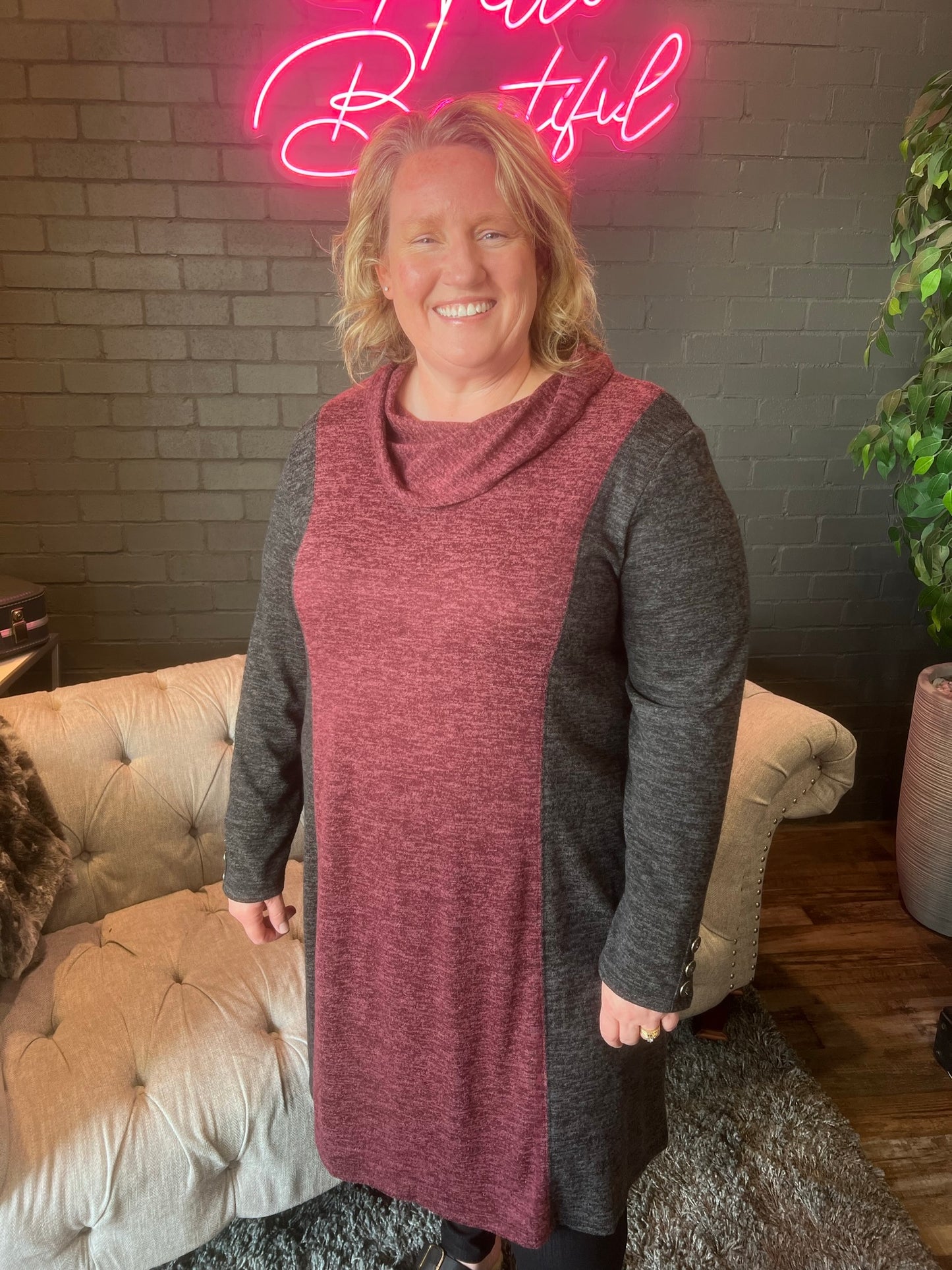 Drea Dress - Brandywine