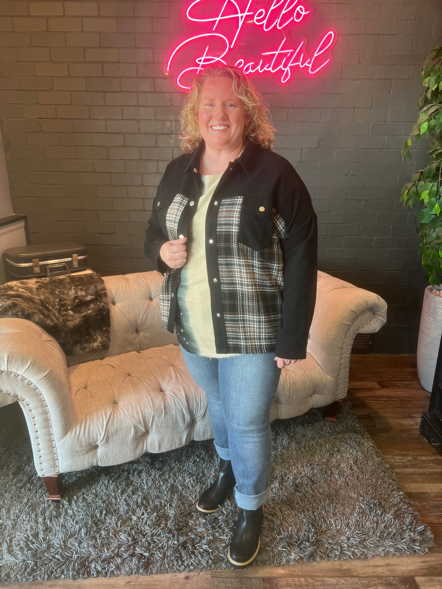 Melody Plaid Jacket