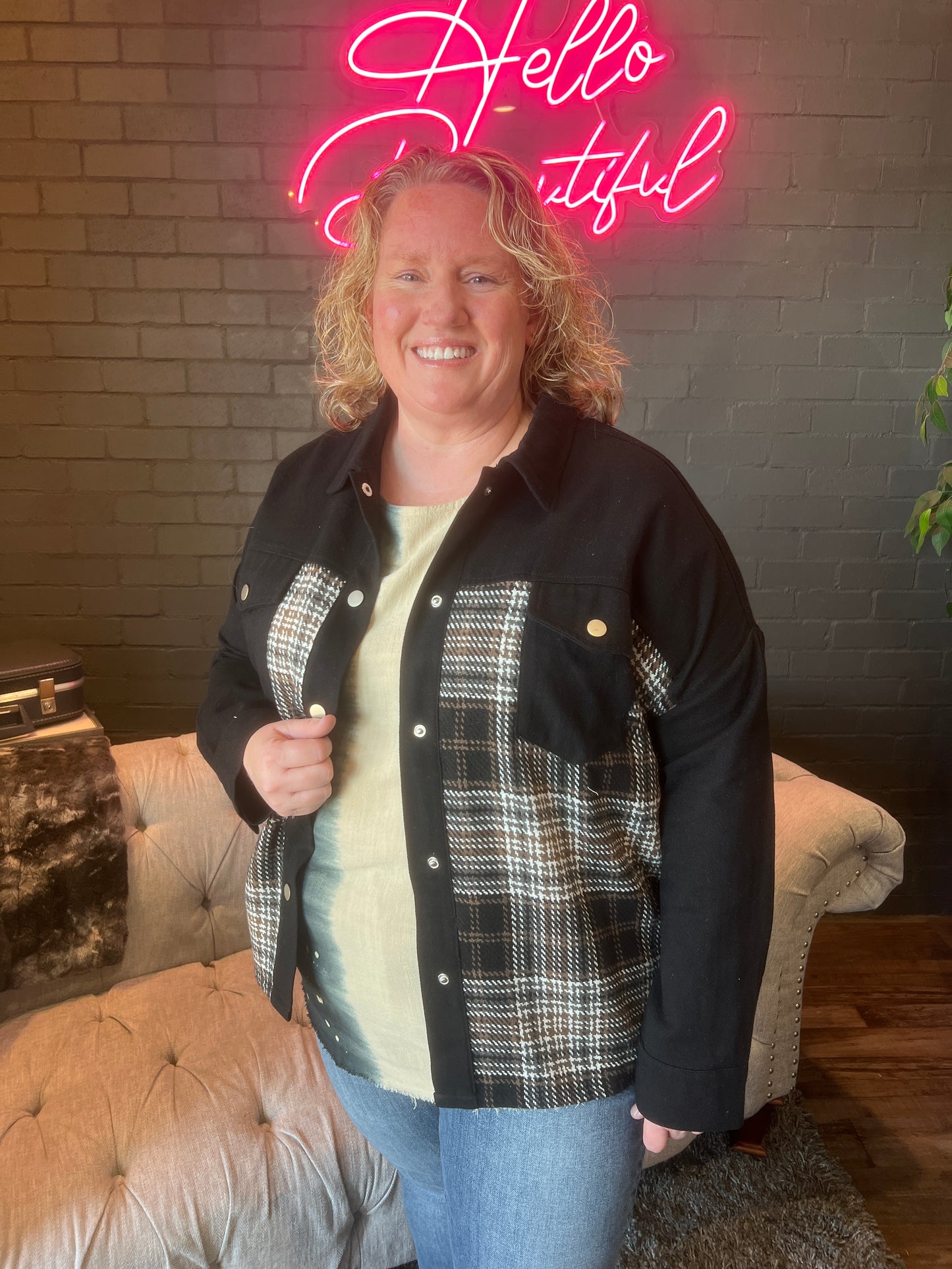 Melody Plaid Jacket