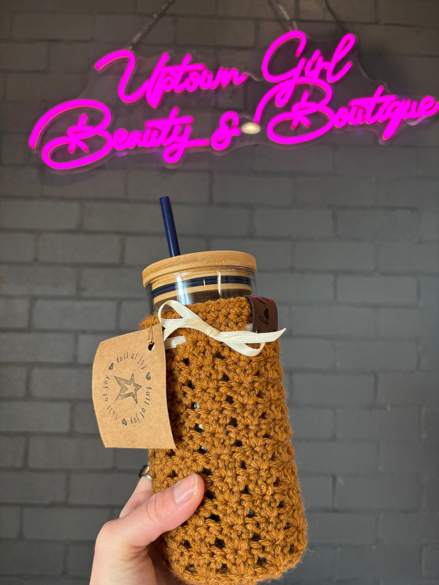 Tobacco Iced Coffee Sleeve - Ivory