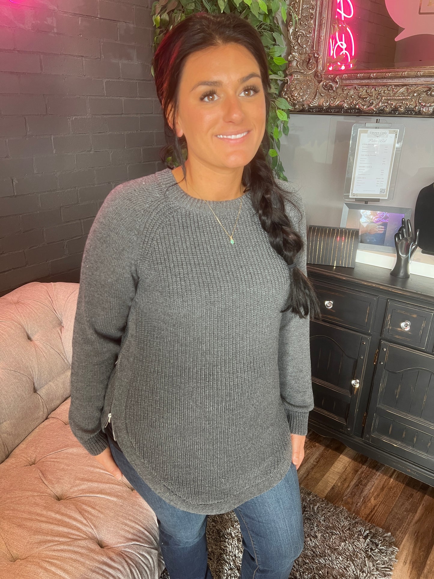 Louise Zip Sweater