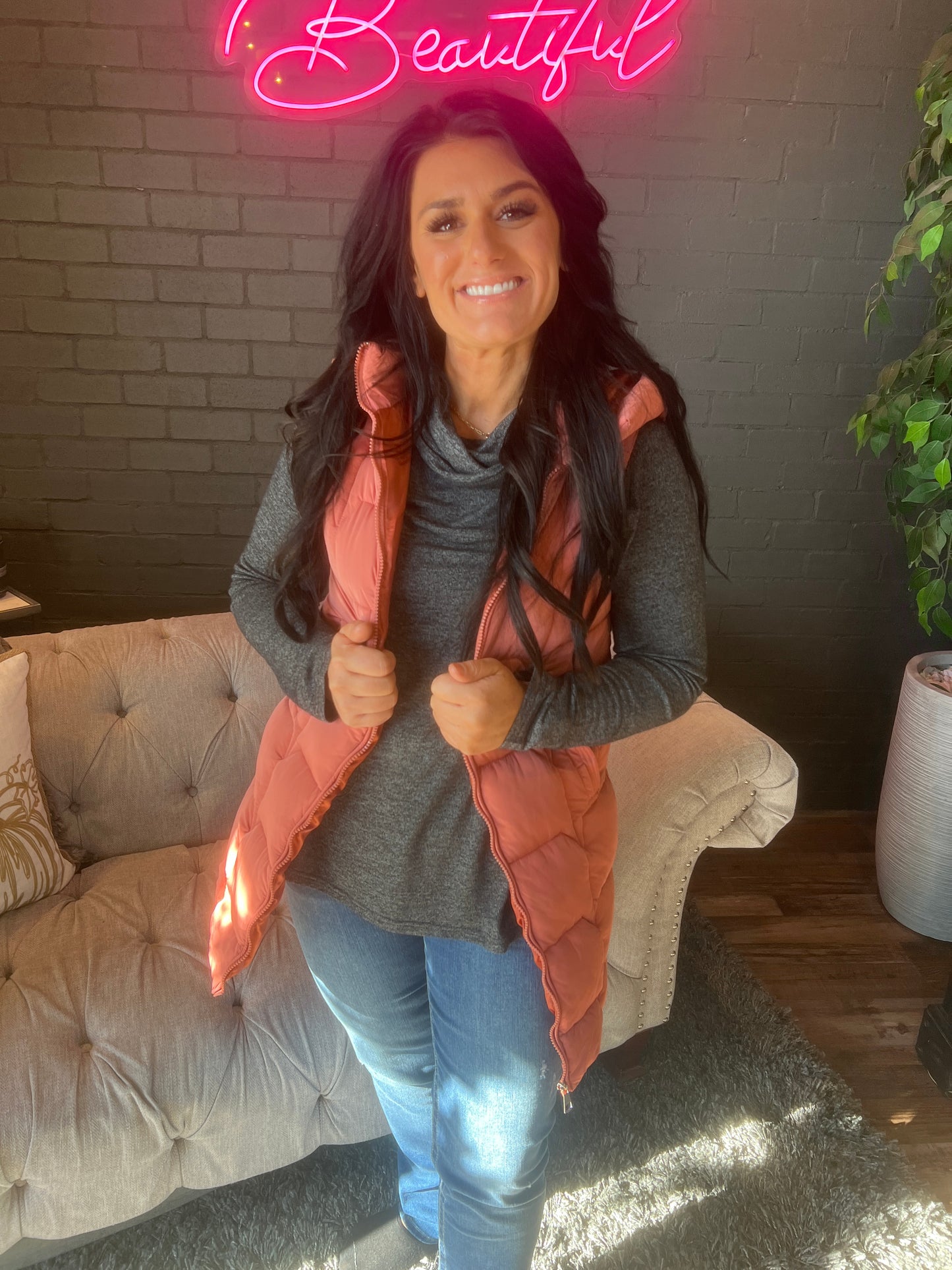 Keeley Puffer Vest w/ Removable Hood