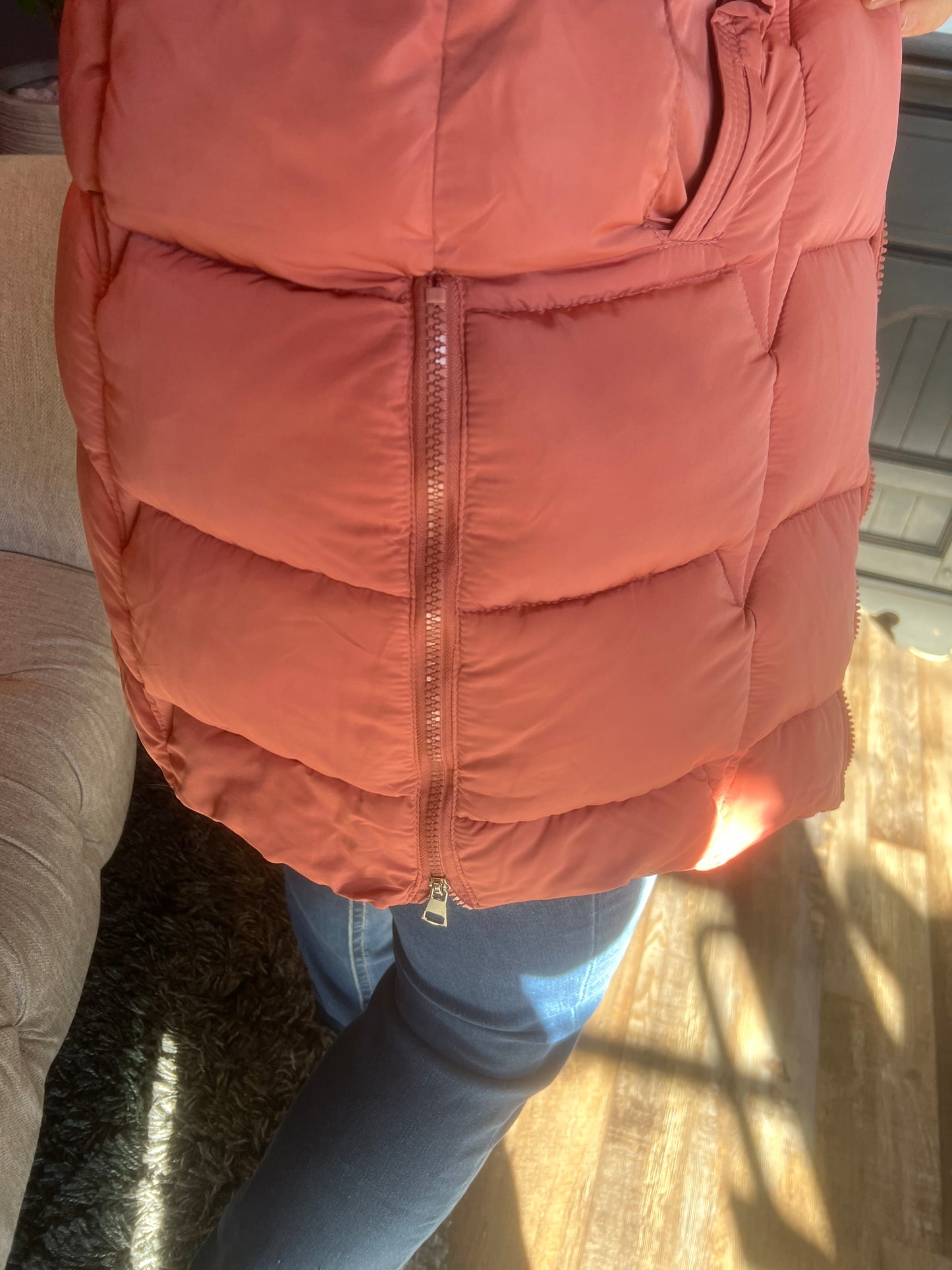 Keeley Puffer Vest w/ Removable Hood