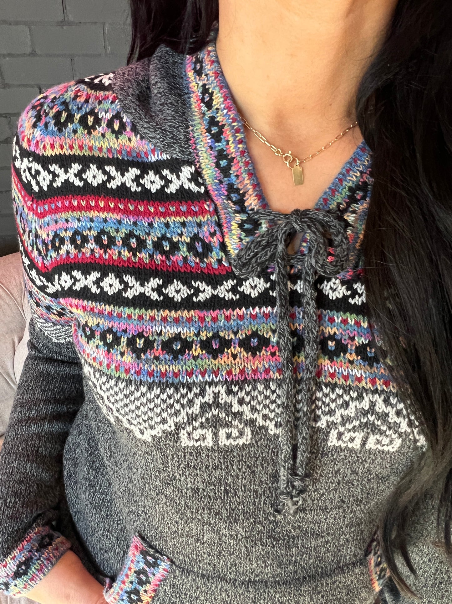 Faire Isle Pullover Hoodie