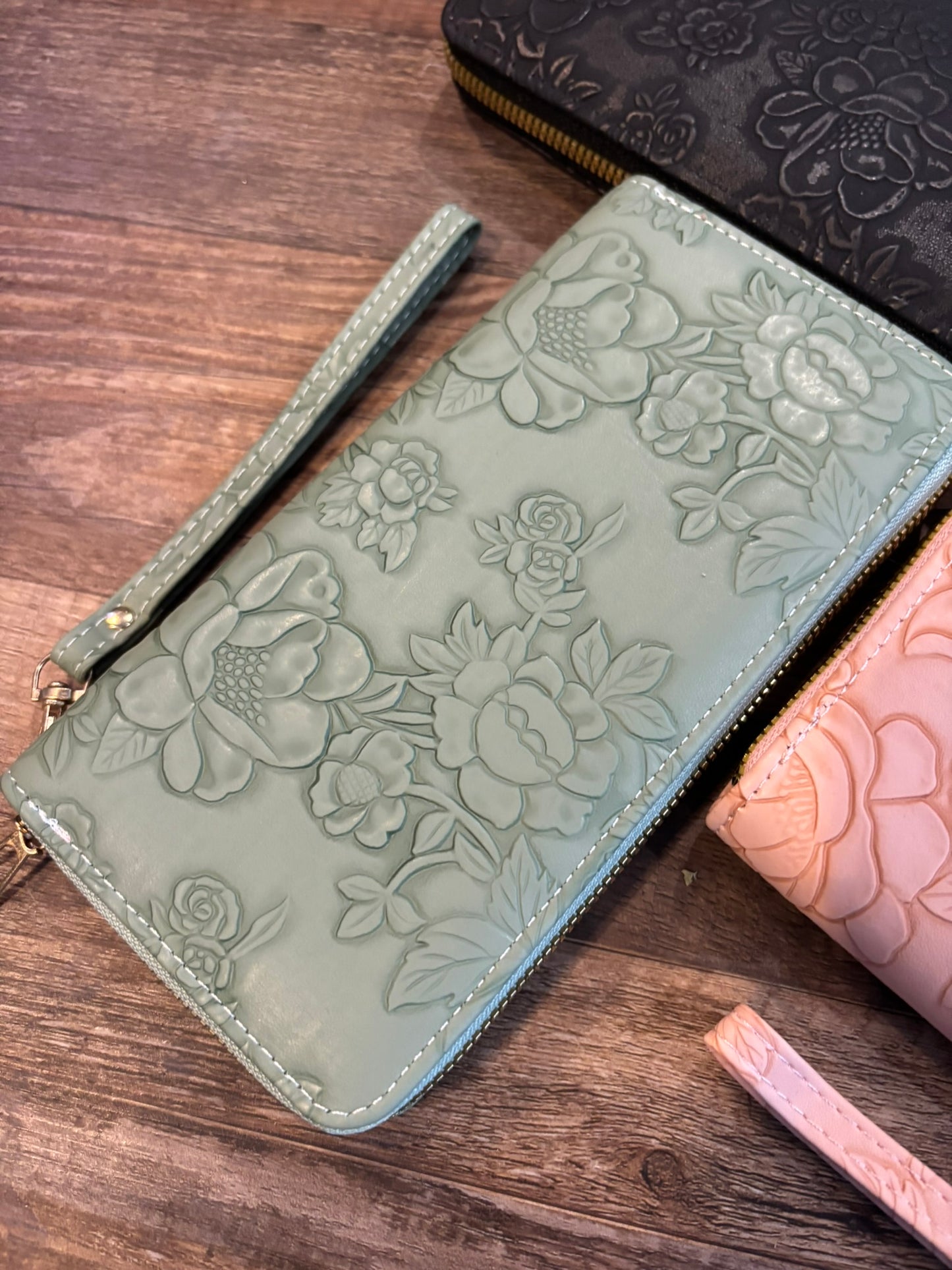 Veronica Floral Embossed Wallet