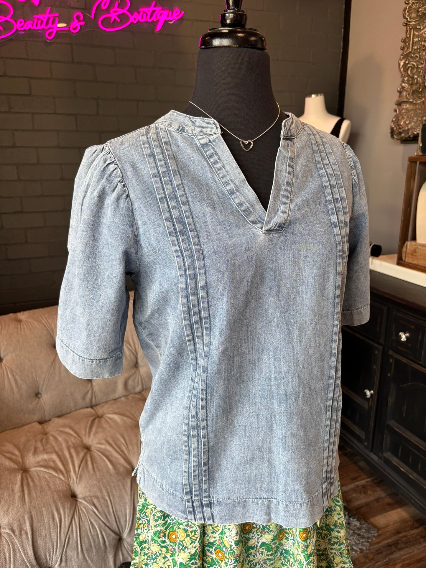 Hadley Denim Tunic