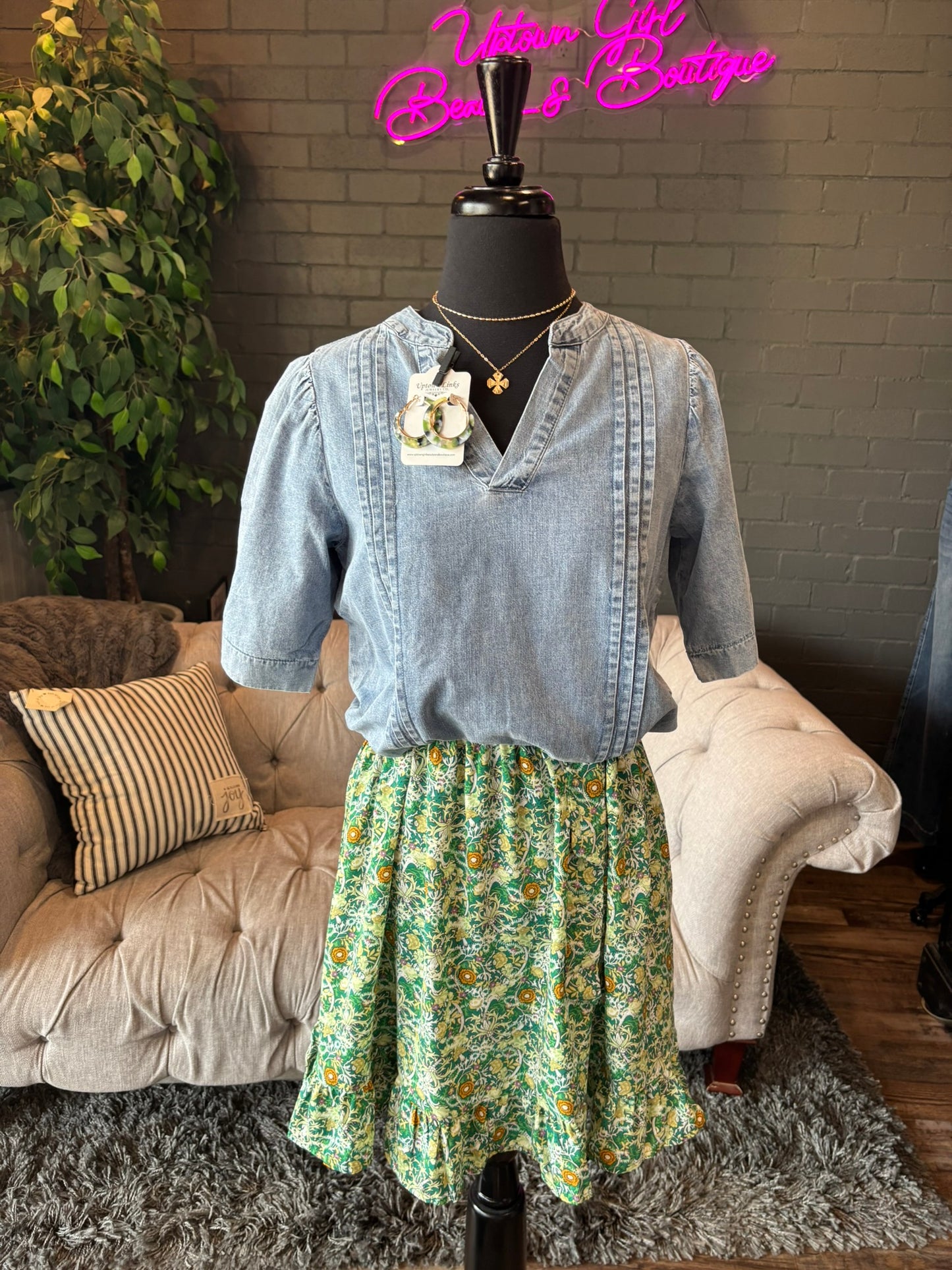 Hadley Denim Tunic