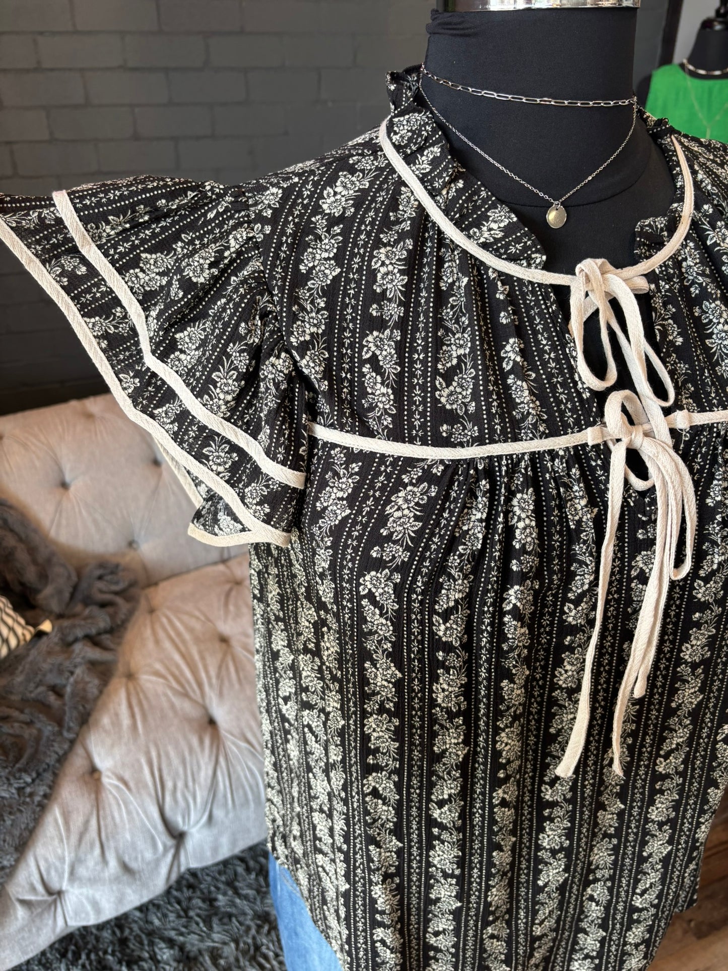 Isabelle Printed Blouse