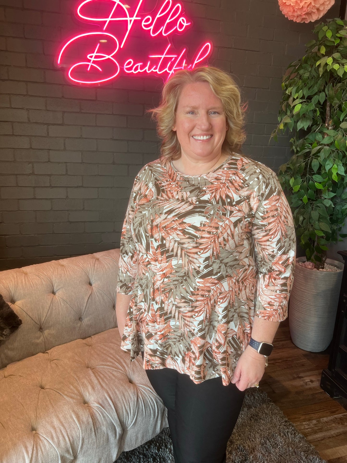 Francine Floral Top