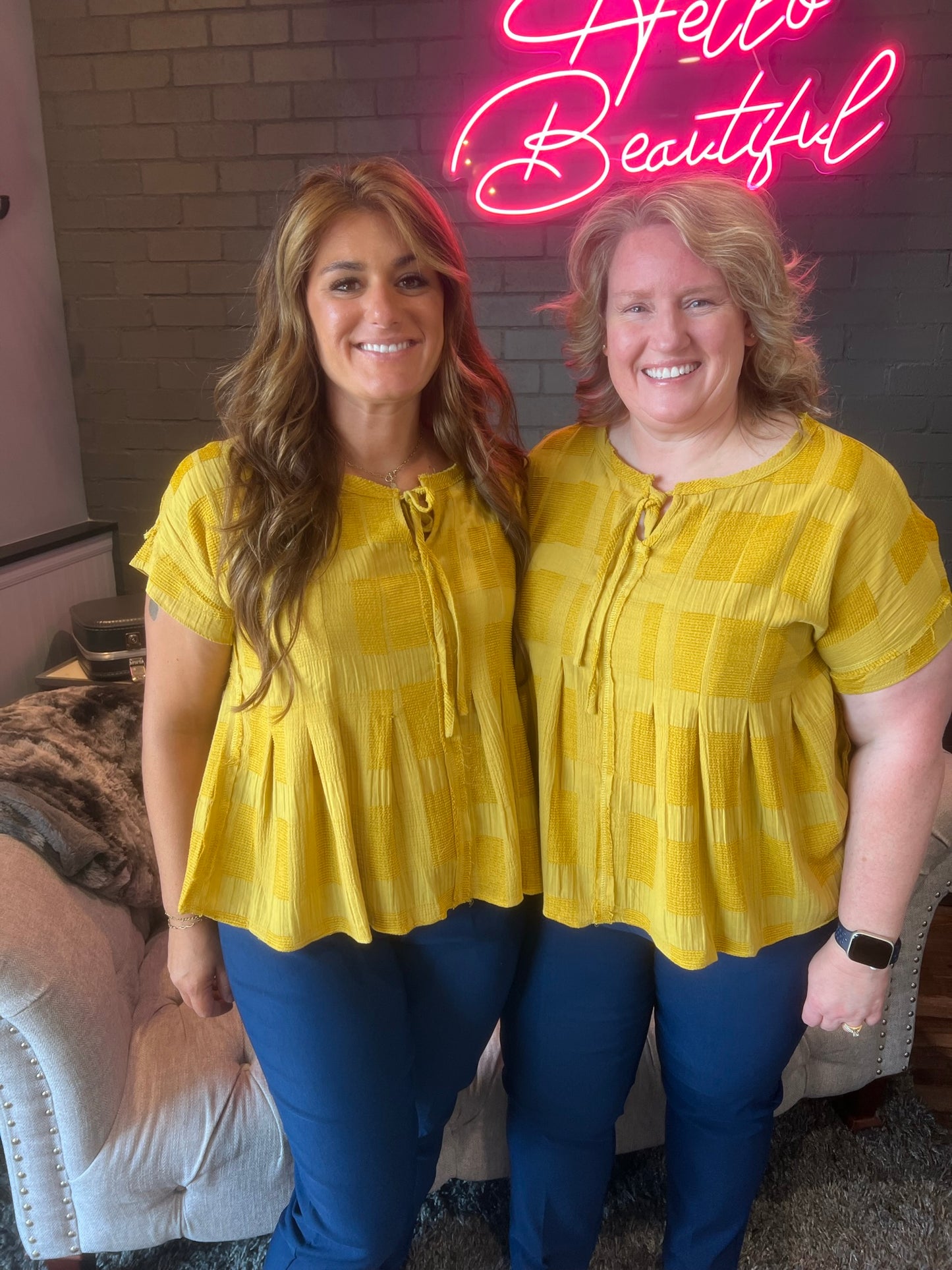 Stevie Textured Top