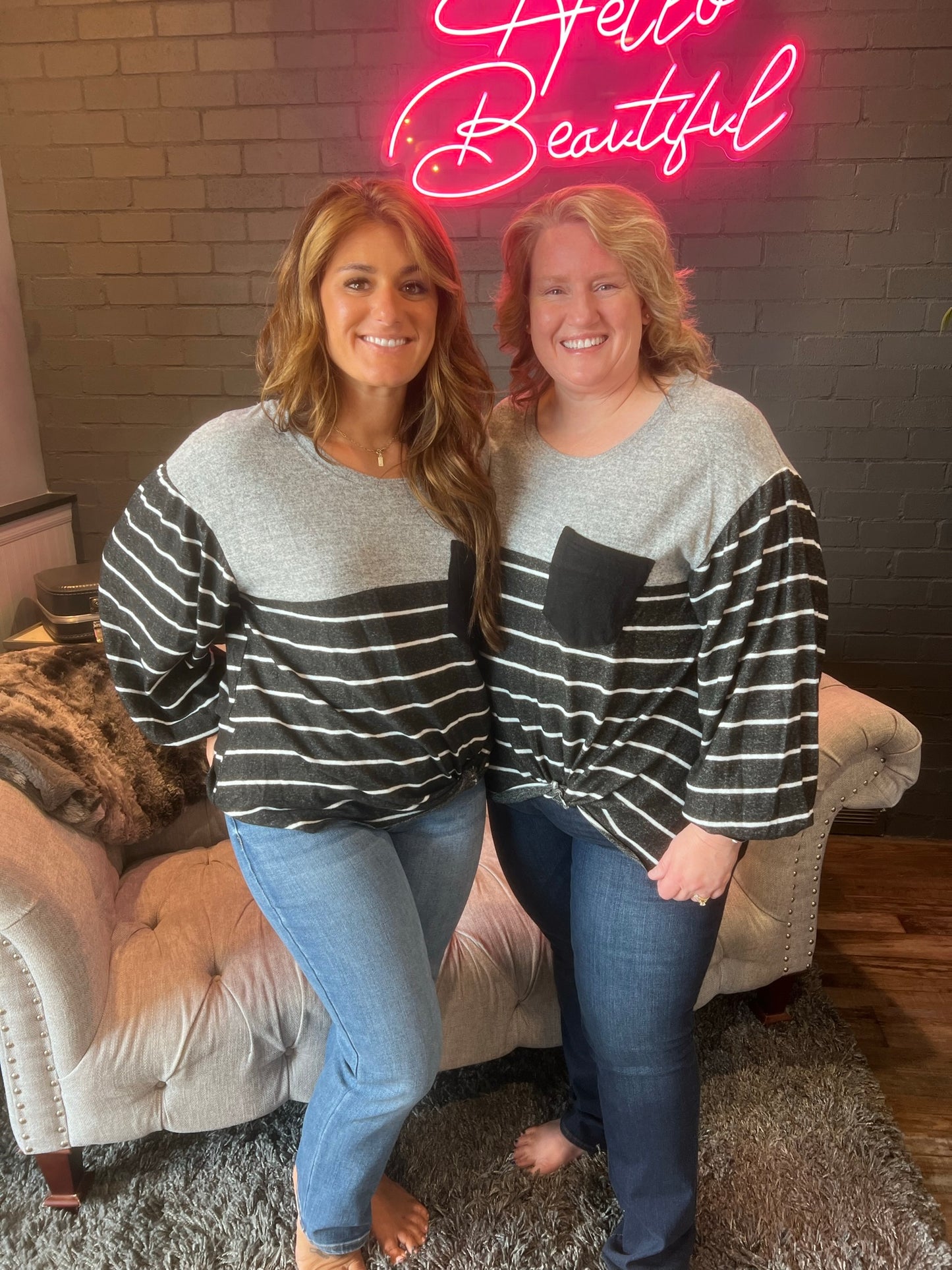 Elaine Striped Tee