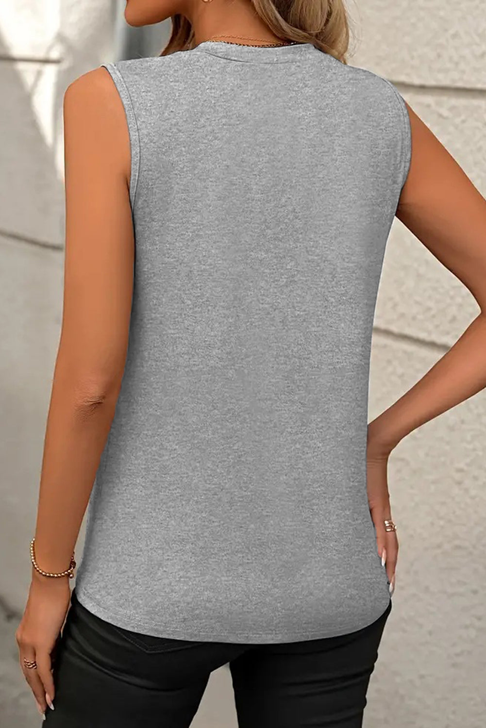 Xandra Pleated Tank Top