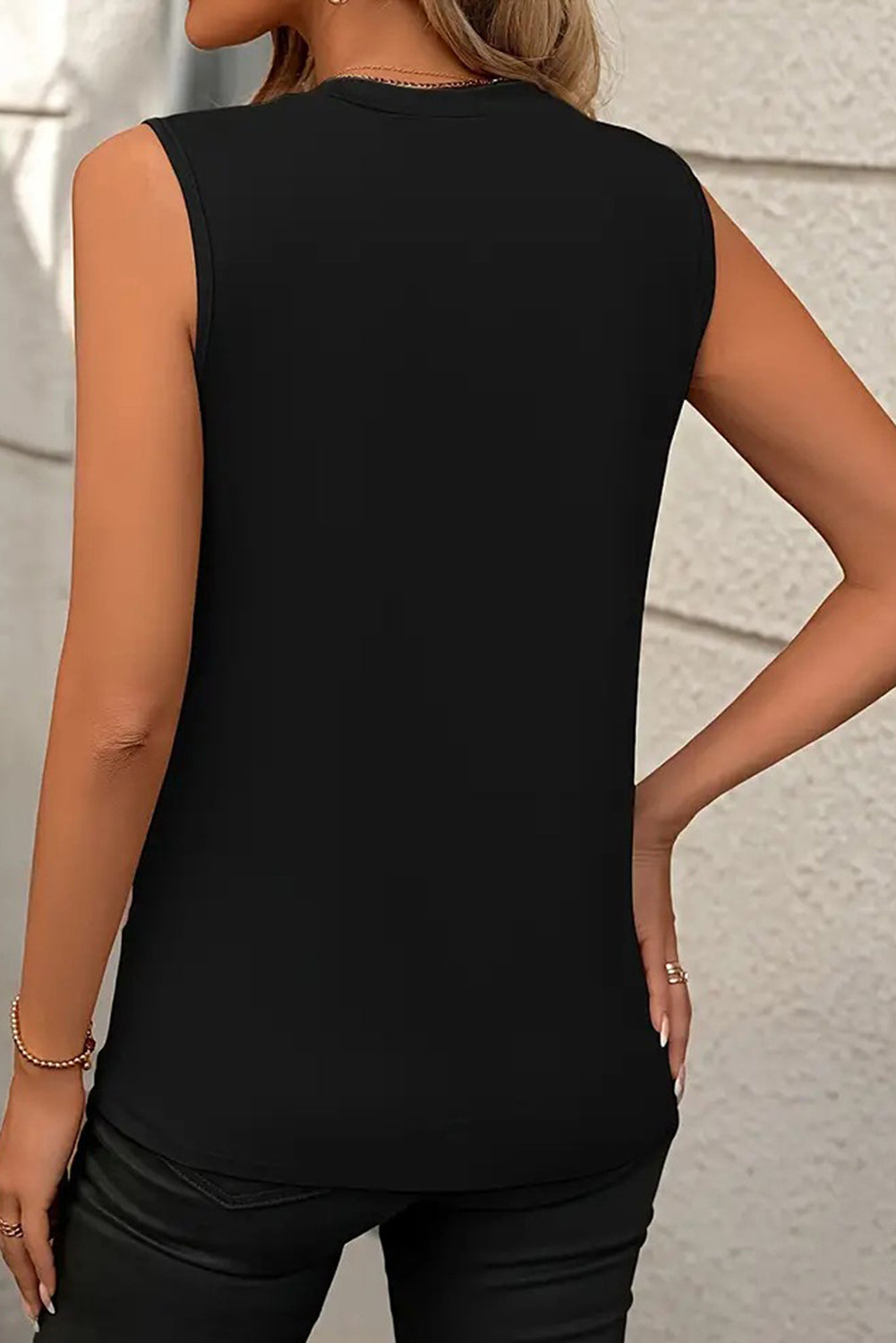 Xandra Pleated Tank Top