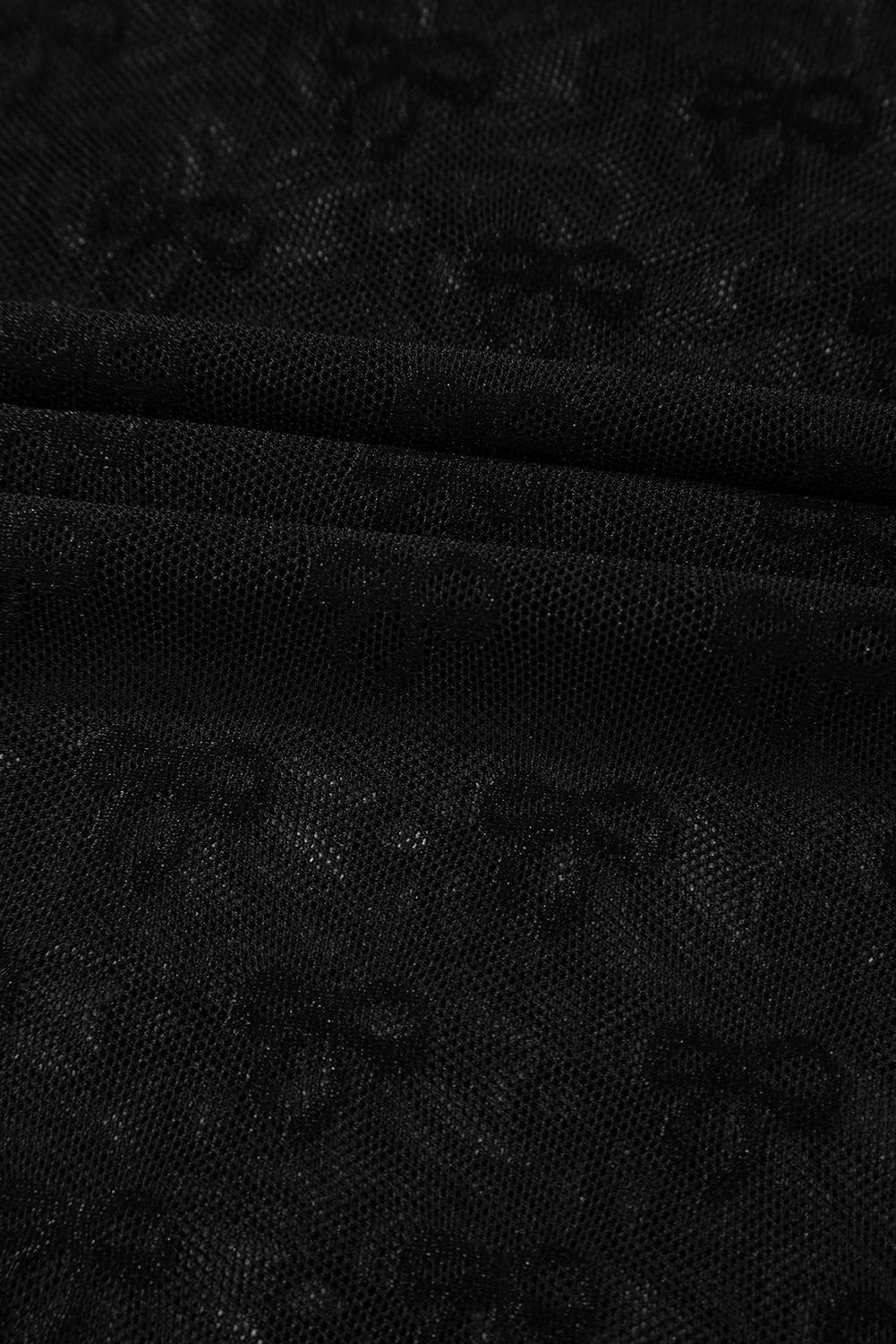 Black Bow Lace Tee