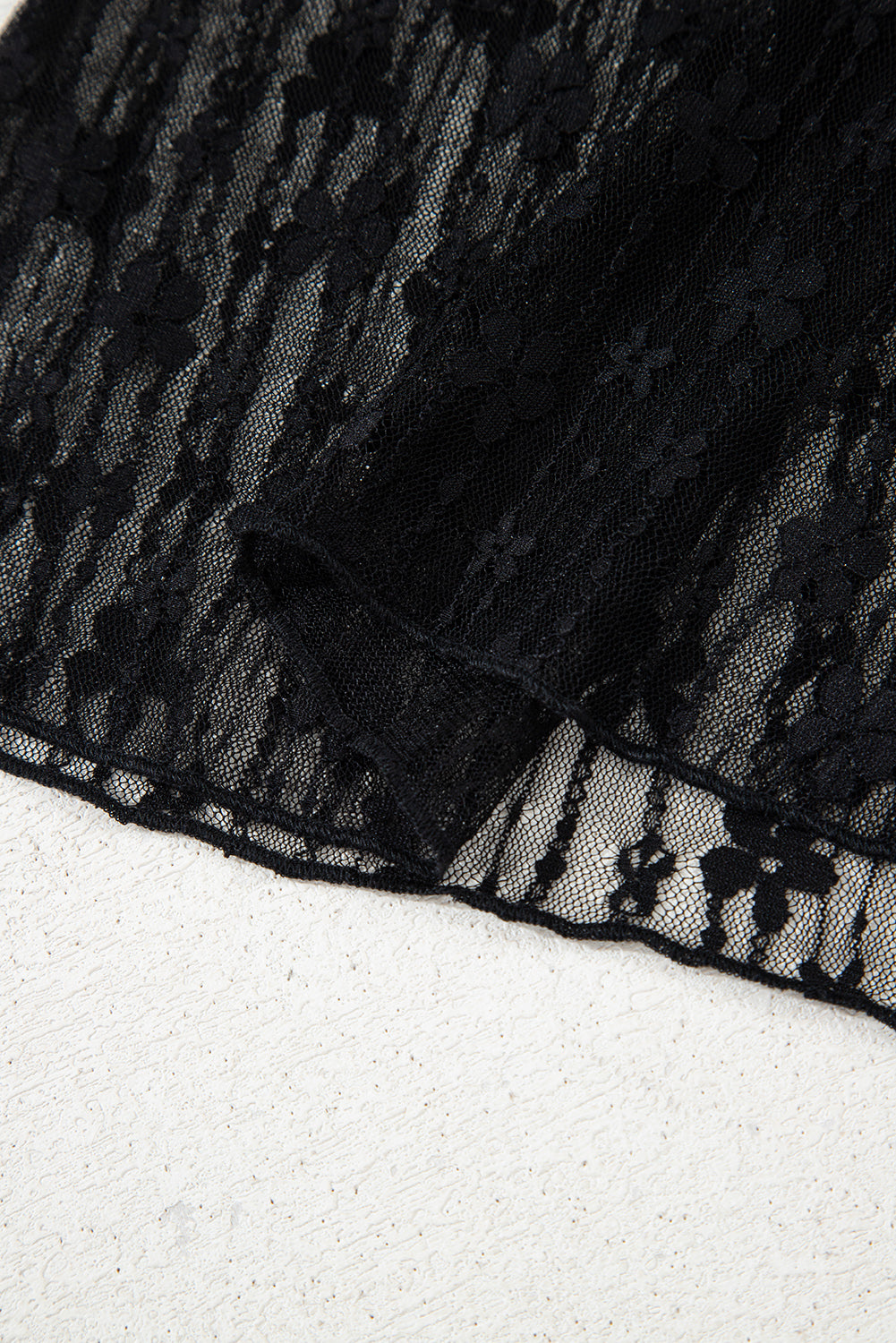Becca Sheer Floral Lace Top