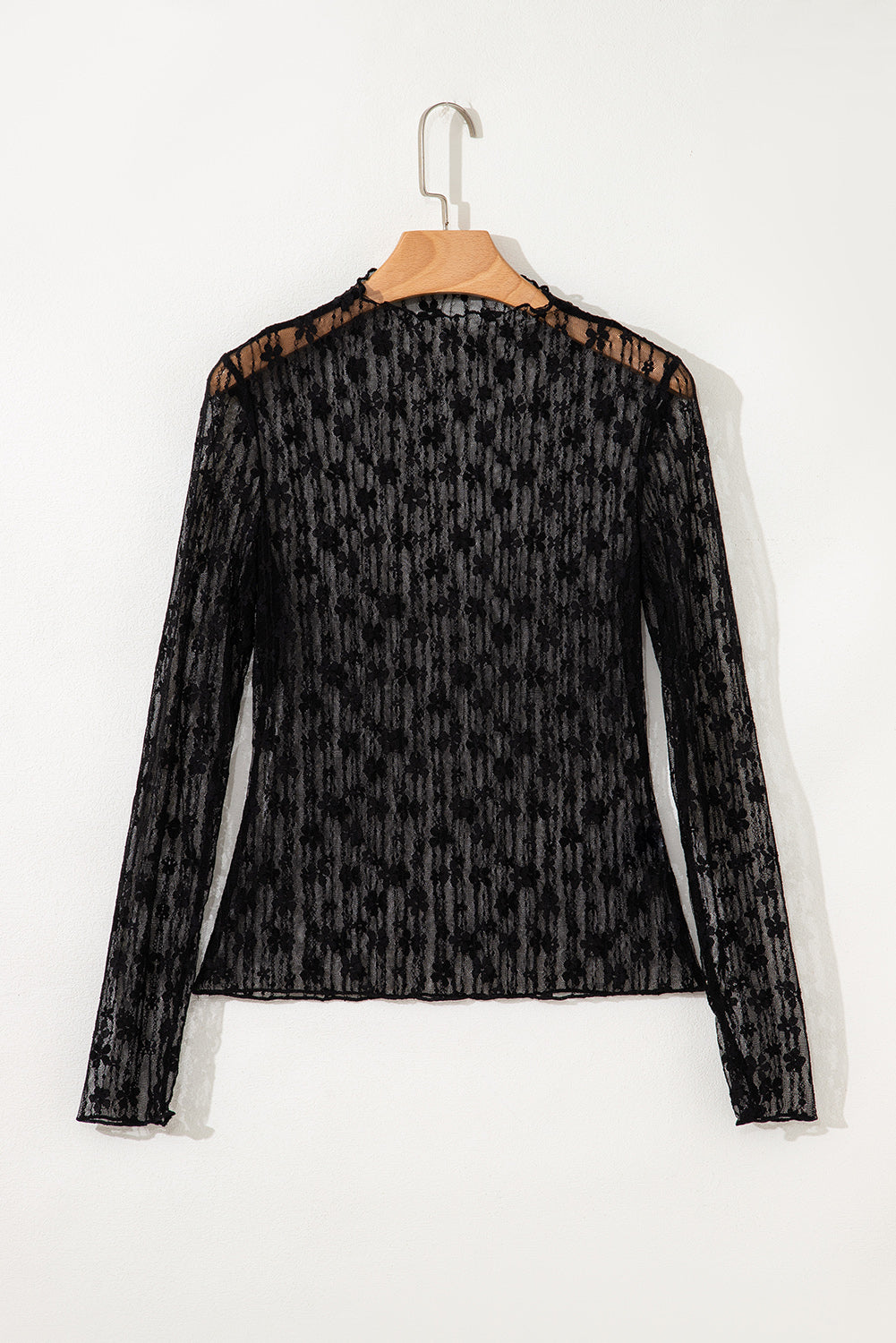 Becca Sheer Floral Lace Top
