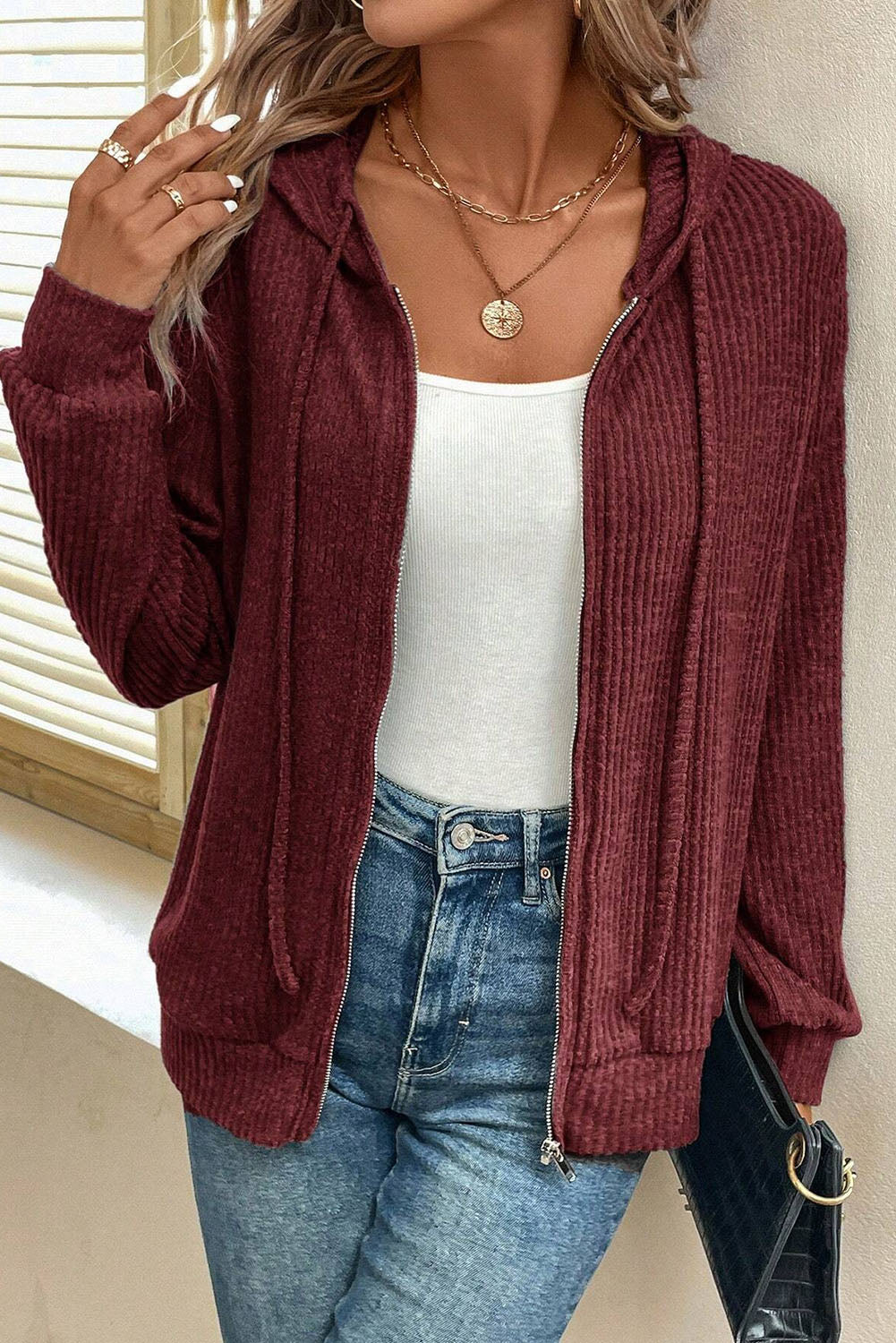 Dahlia Zip-Up Hoodie