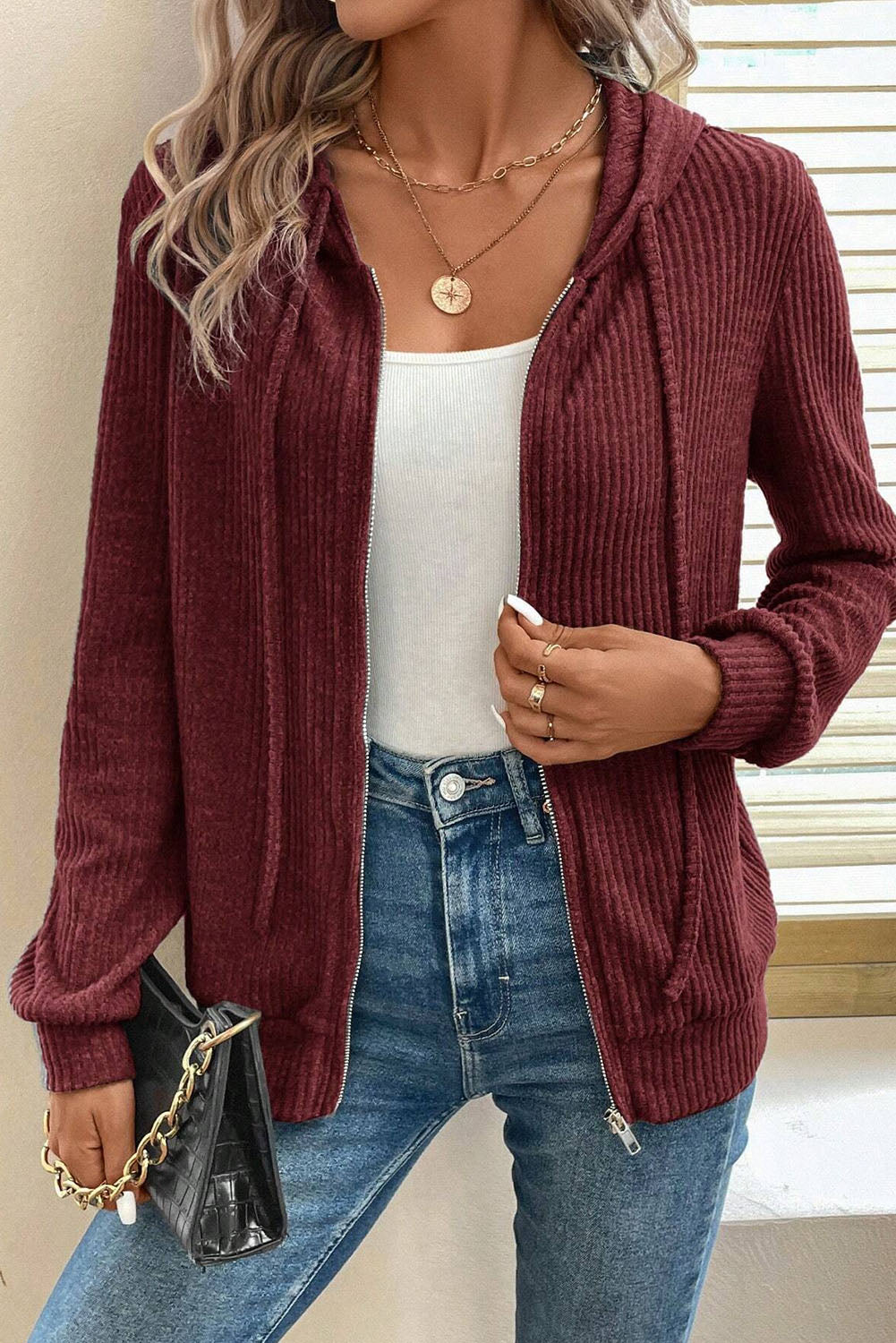 Dahlia Zip-Up Hoodie