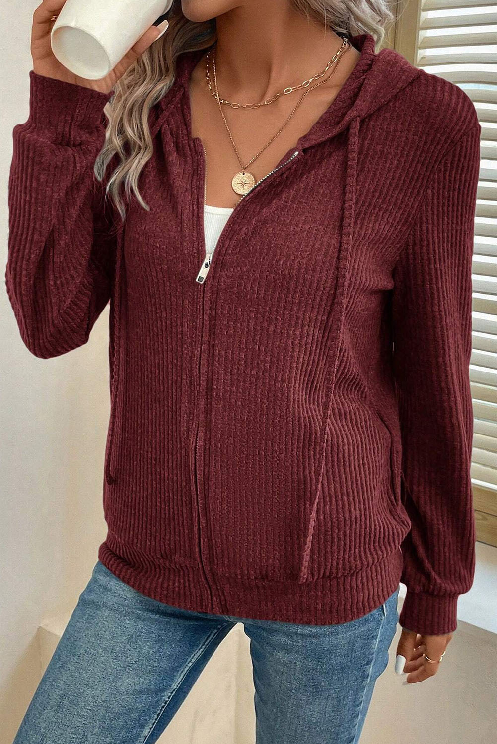 Dahlia Zip-Up Hoodie