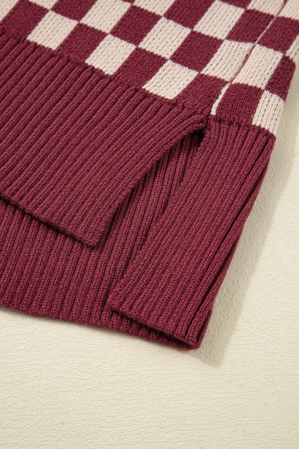 Ruby Checkboard Sweater